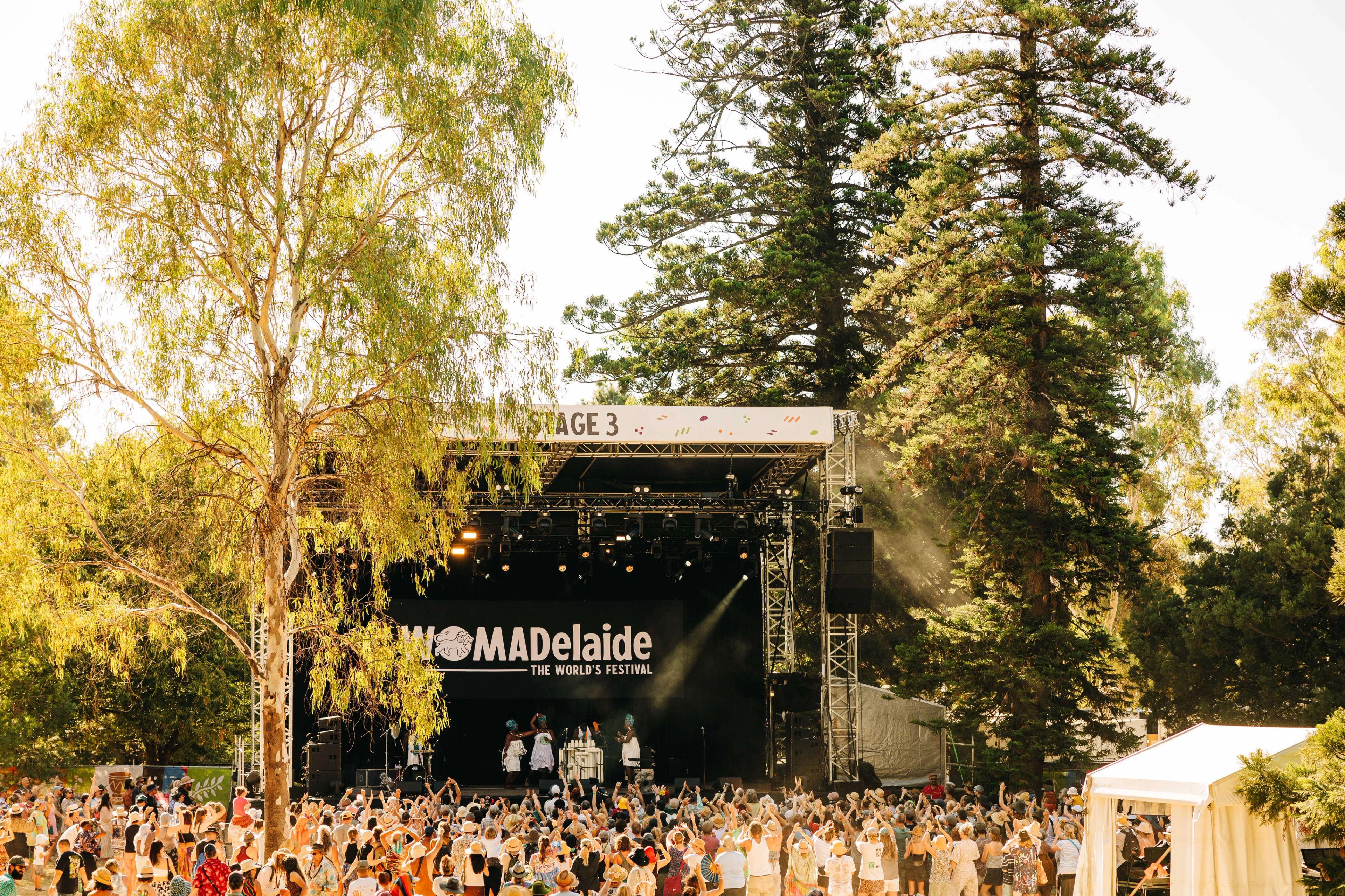 WOMADelaide Stage amongst the stage