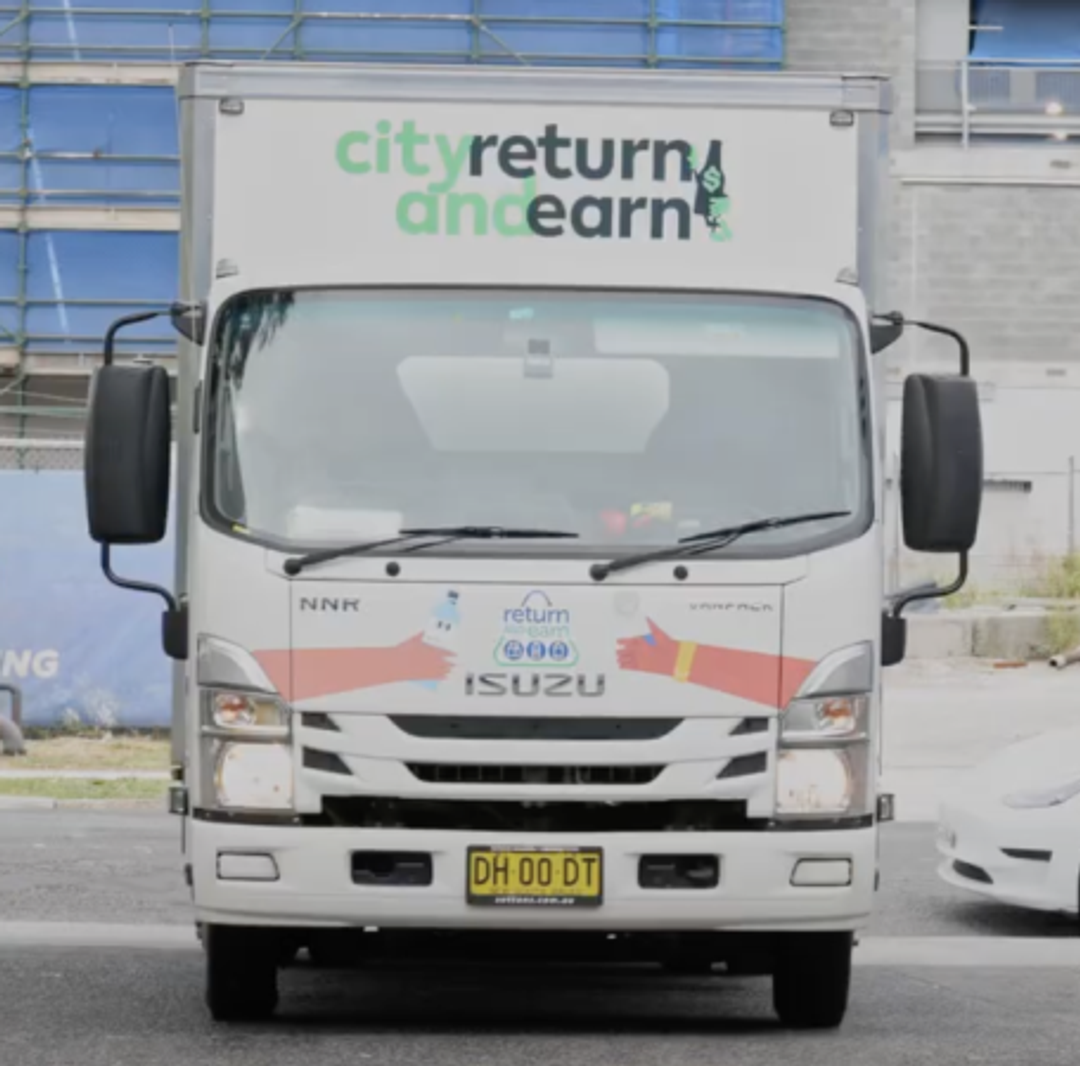 City Return and Earn truck