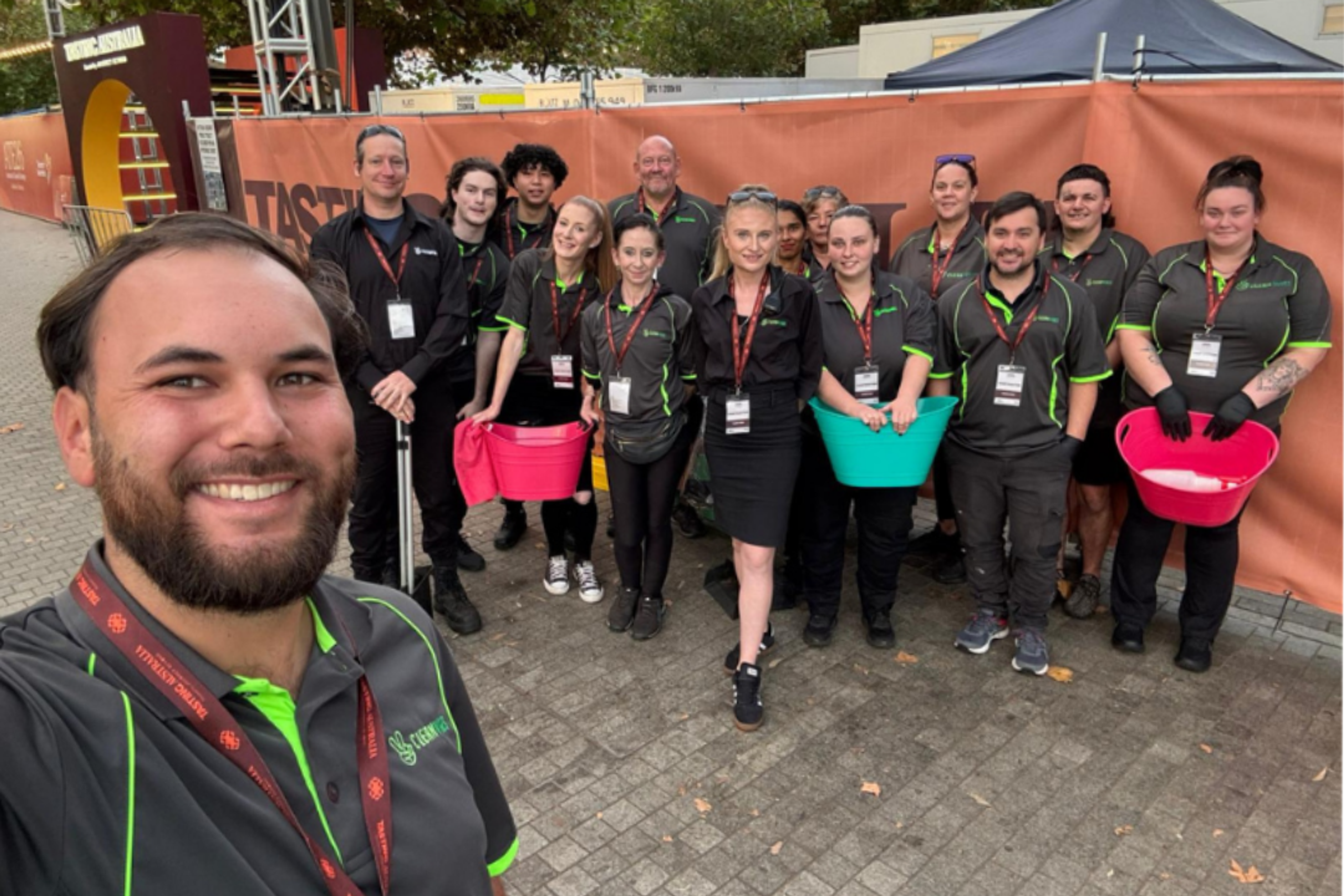 Clean Vibes staff at Tasting Australia 