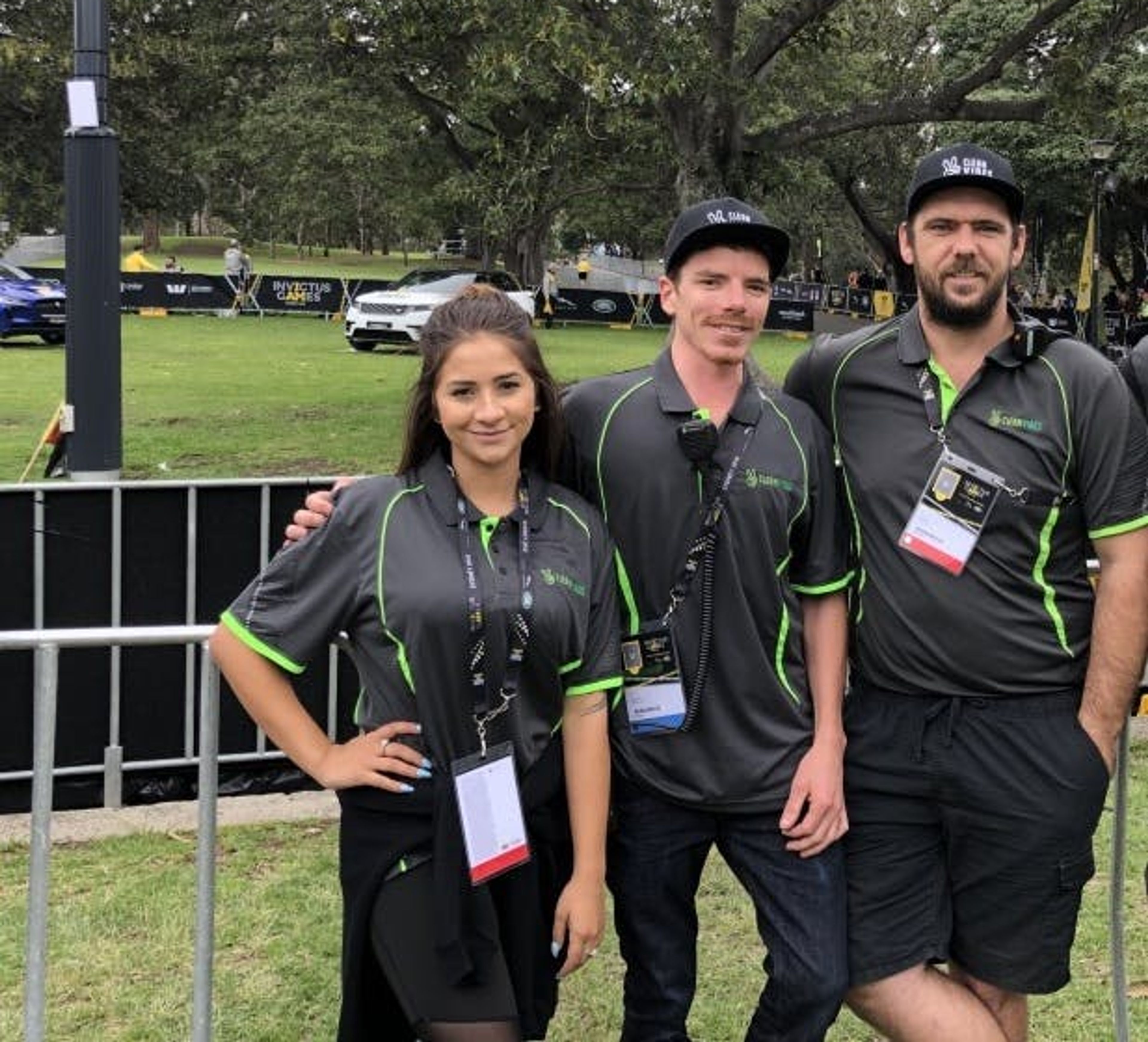 Clean Vibes team at the event
