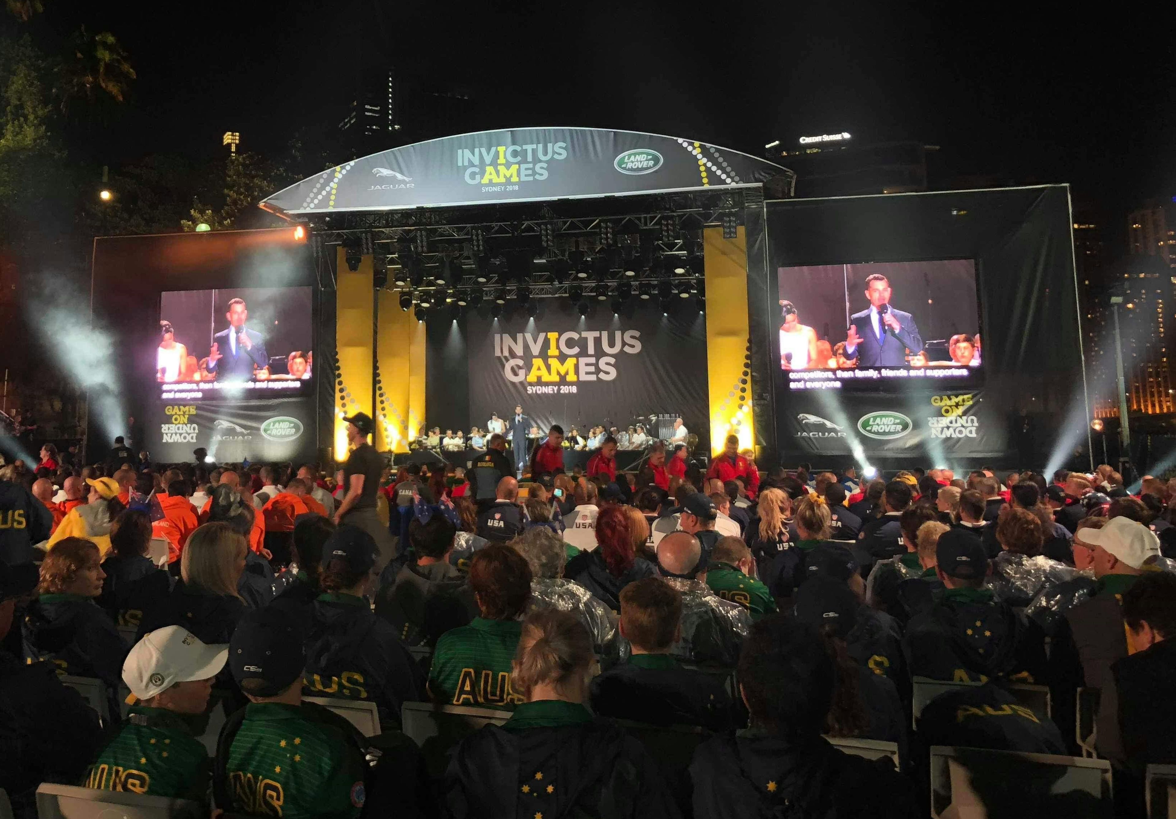 Invictus games main stage