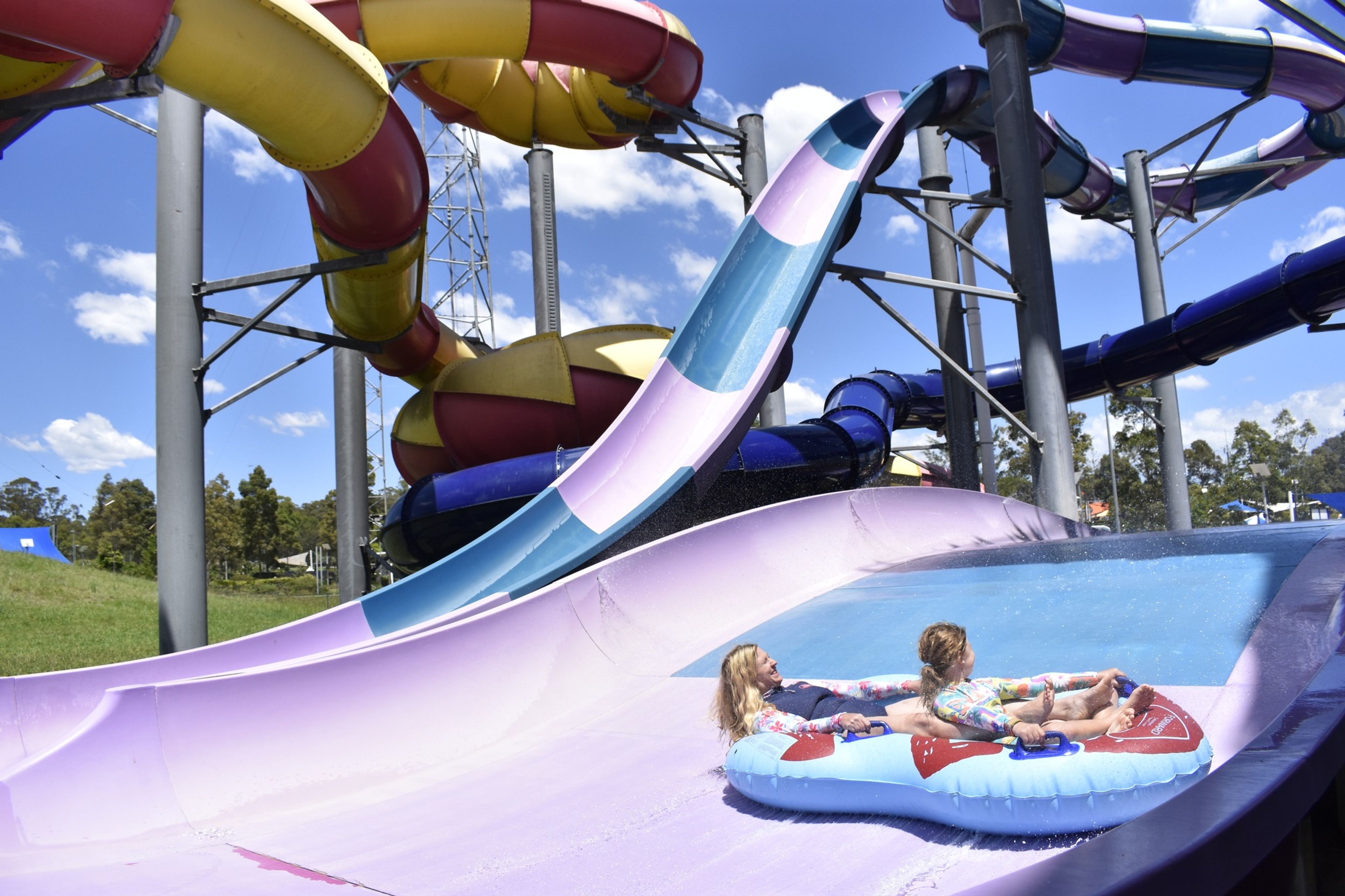 Raging Waters slide Sydney