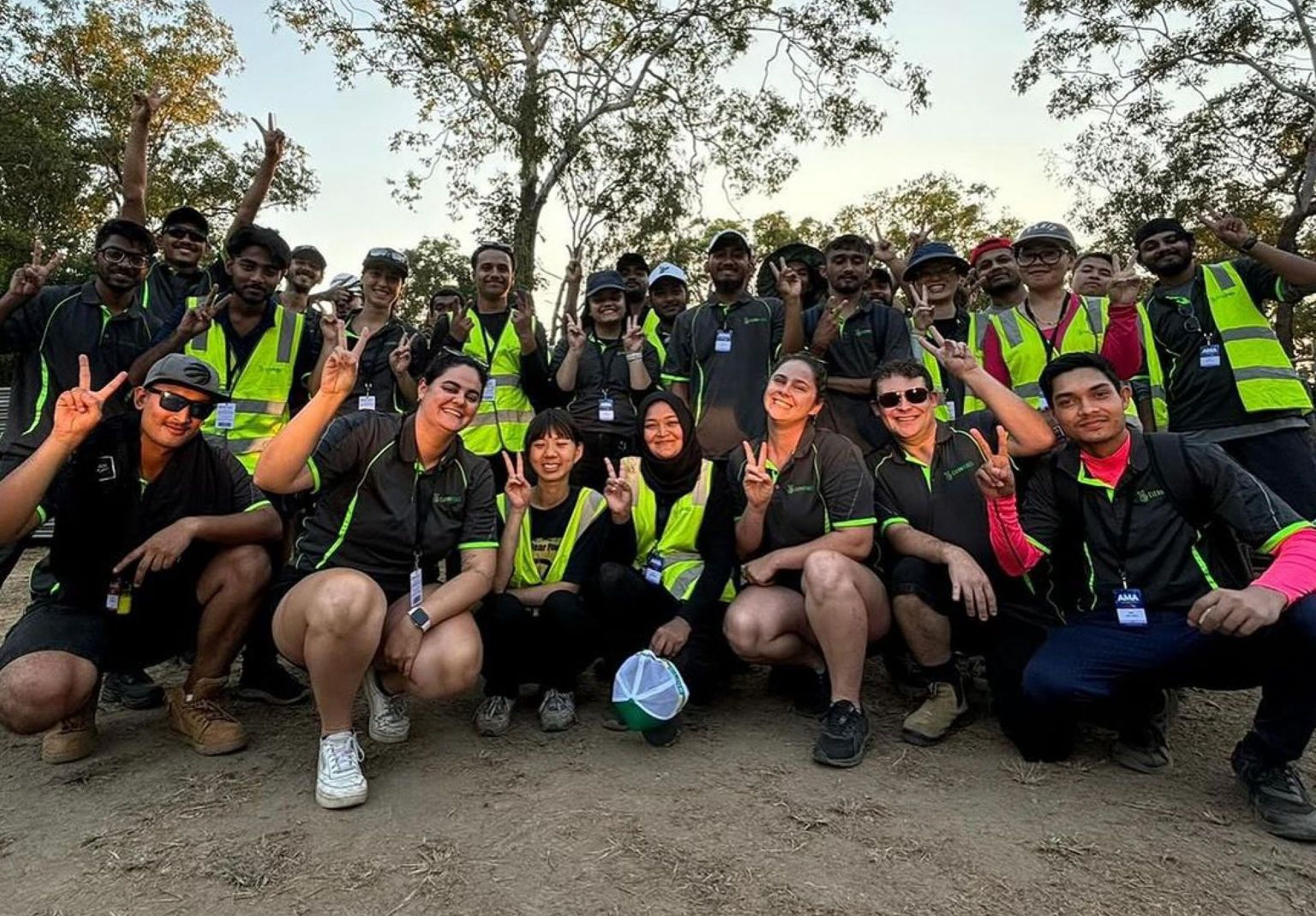 Clean Vibes cleaners at Darwin Supercars 2024