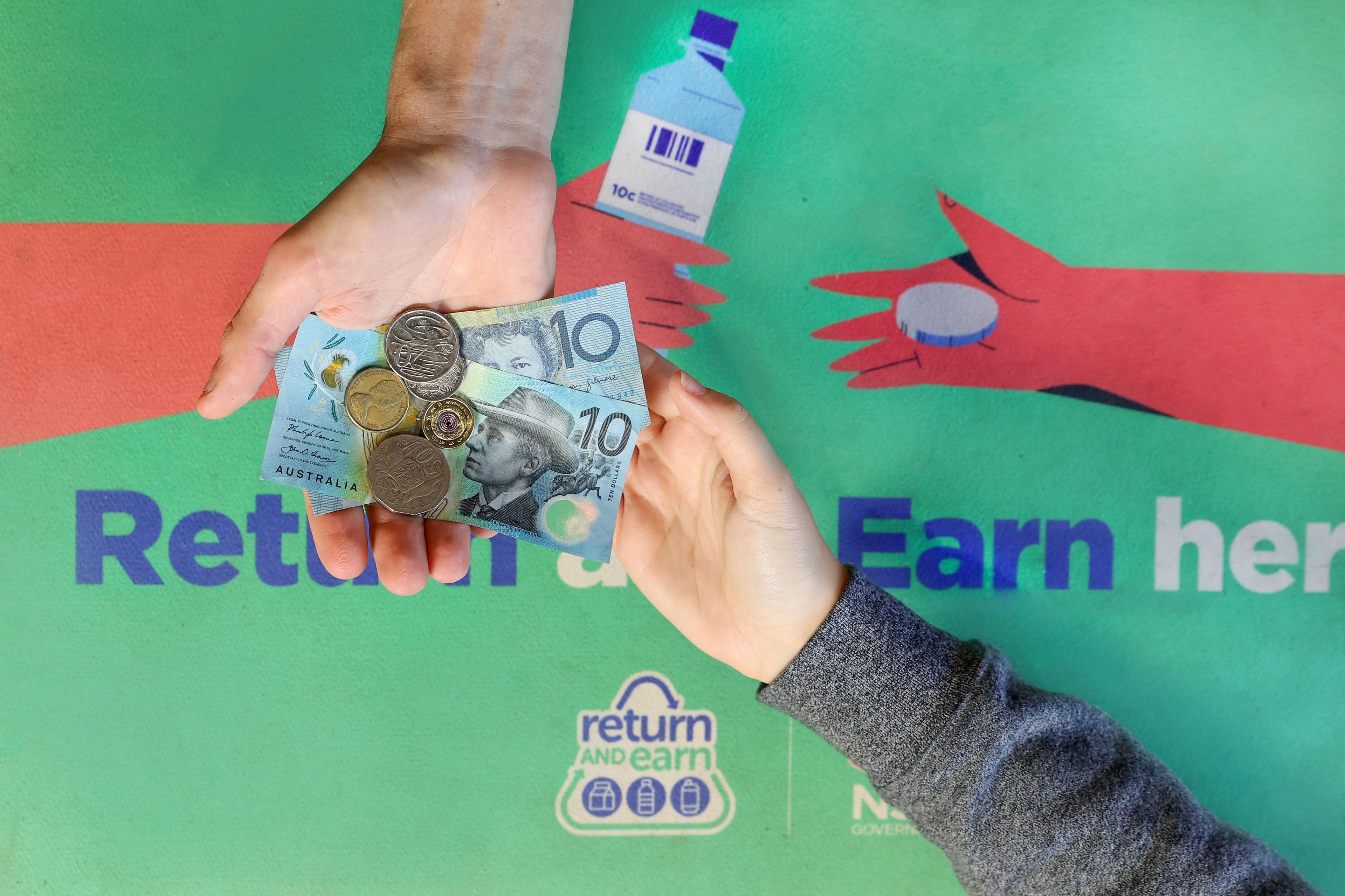 Earn money recycling empty containers with City Return and Earn