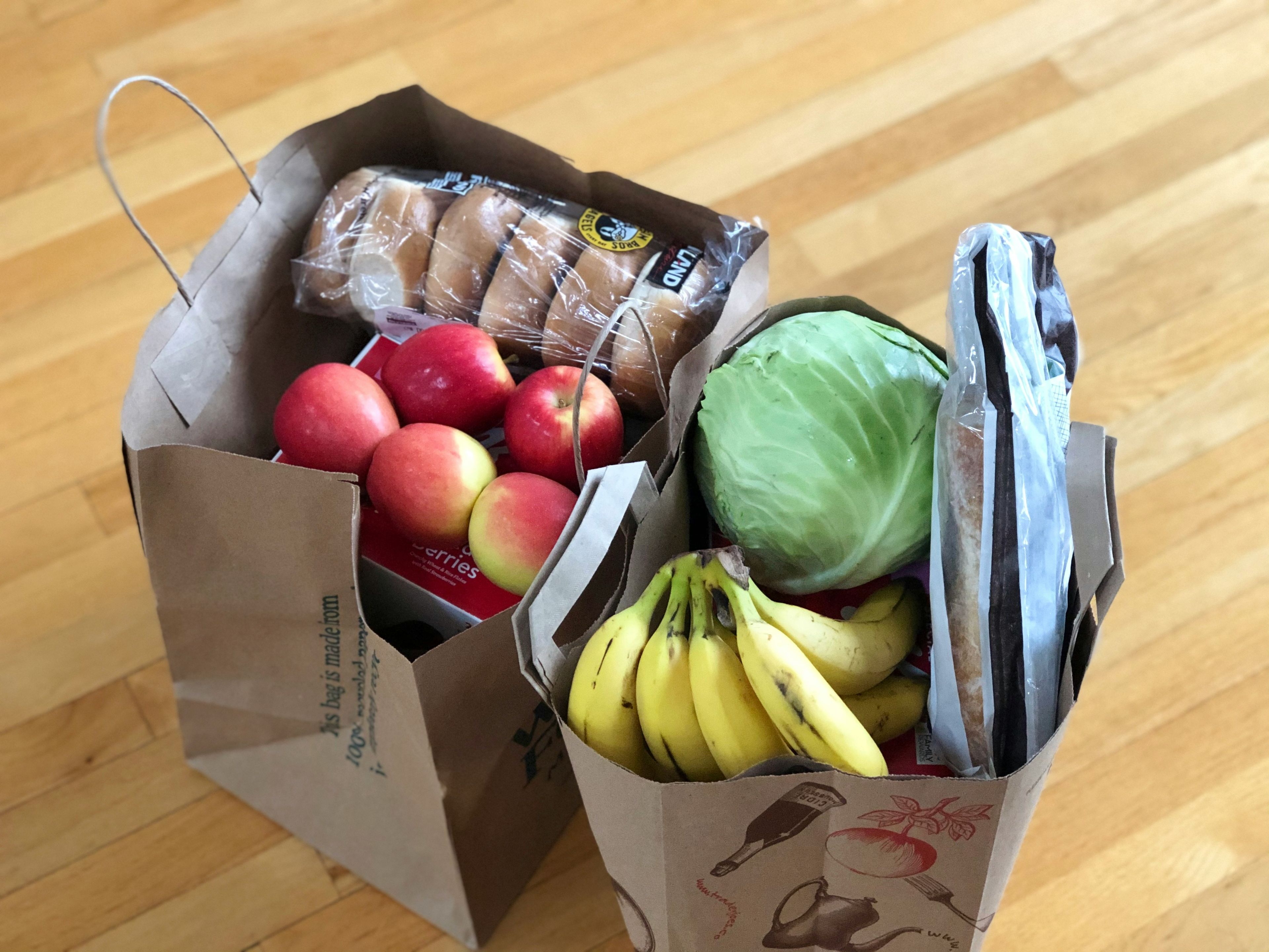 Grocery shopping in an Australian supermarket