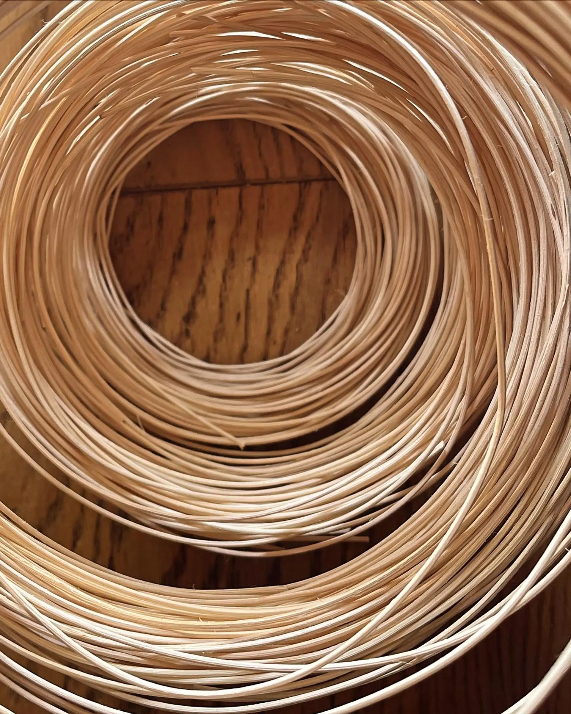 a roll of rattan