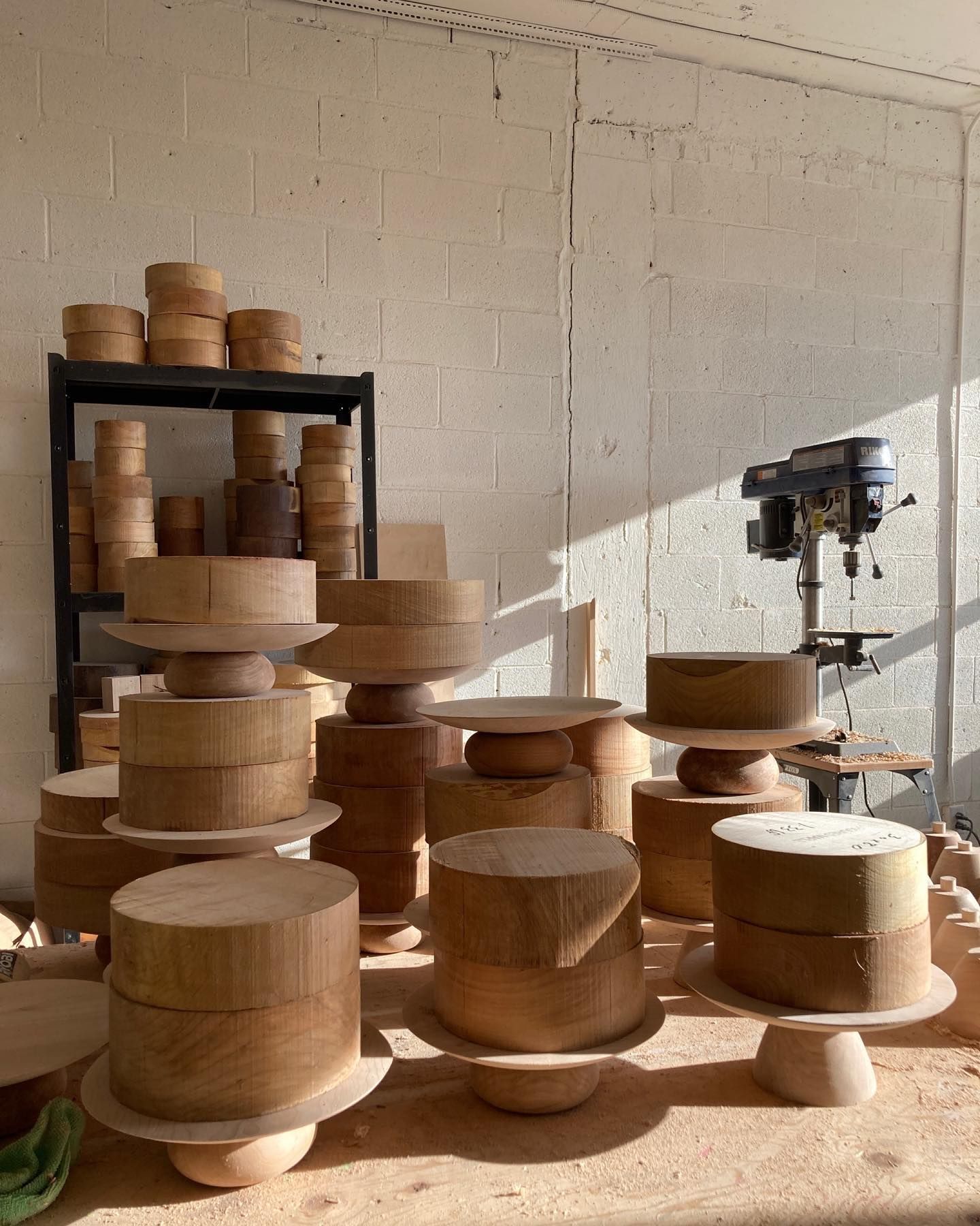 Large Wood Salt and Pepper Mill by Elise McLauchlan | Handcrafted