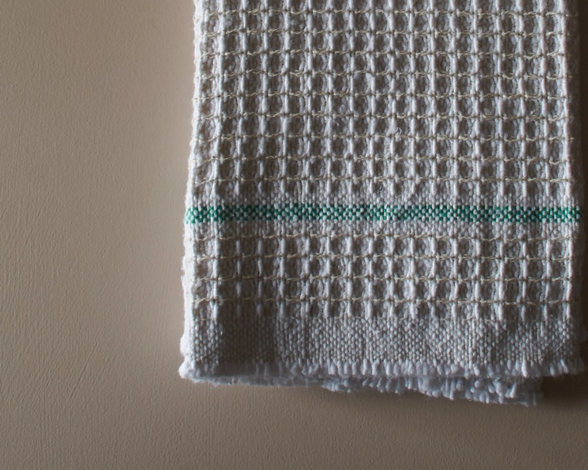 close up of tea towel