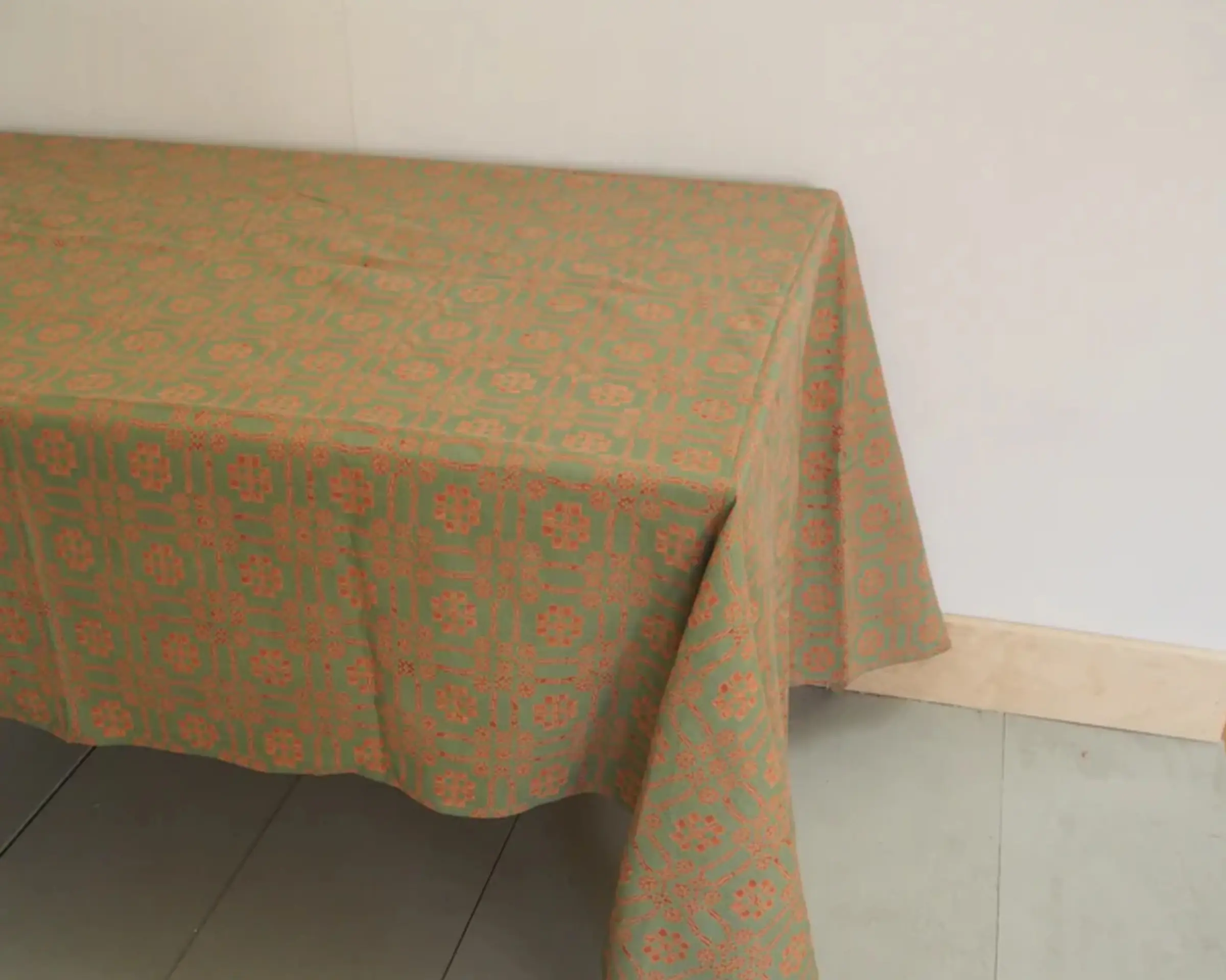 studio fords sequoia tablecloth on a table