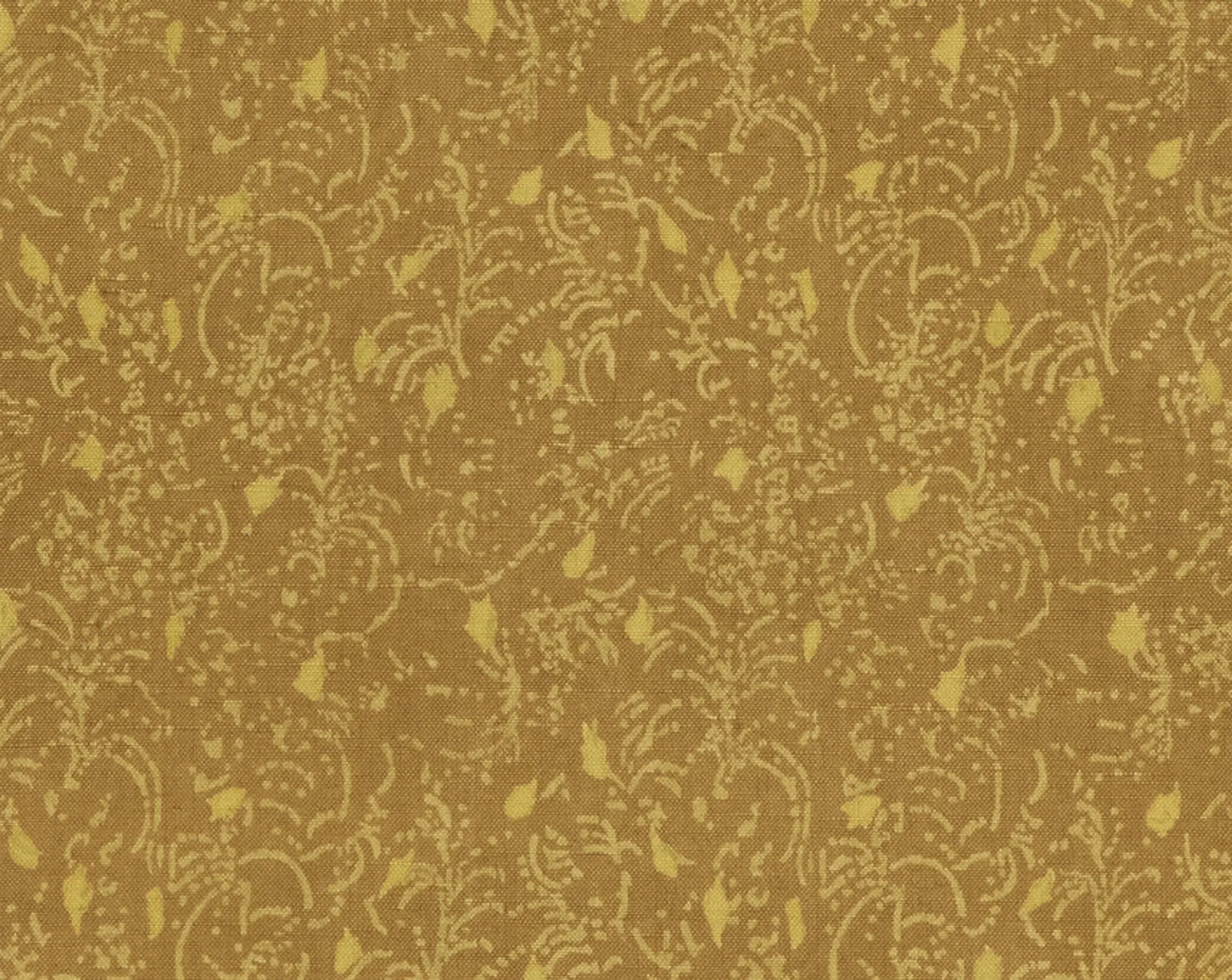 A close up of the Attendant print from Studio Fords tablecloth