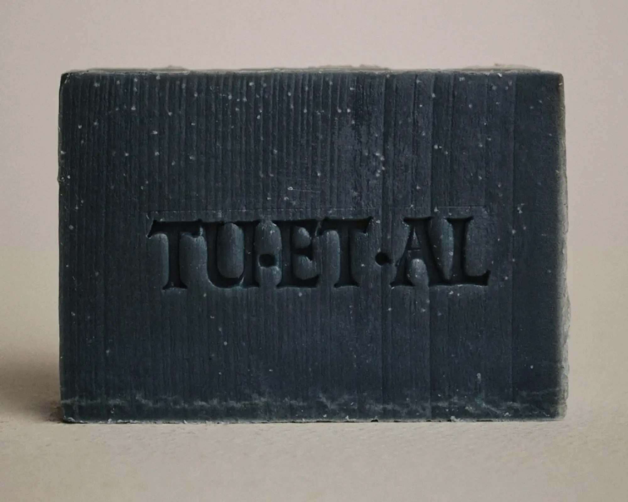 bar of deep blue soap