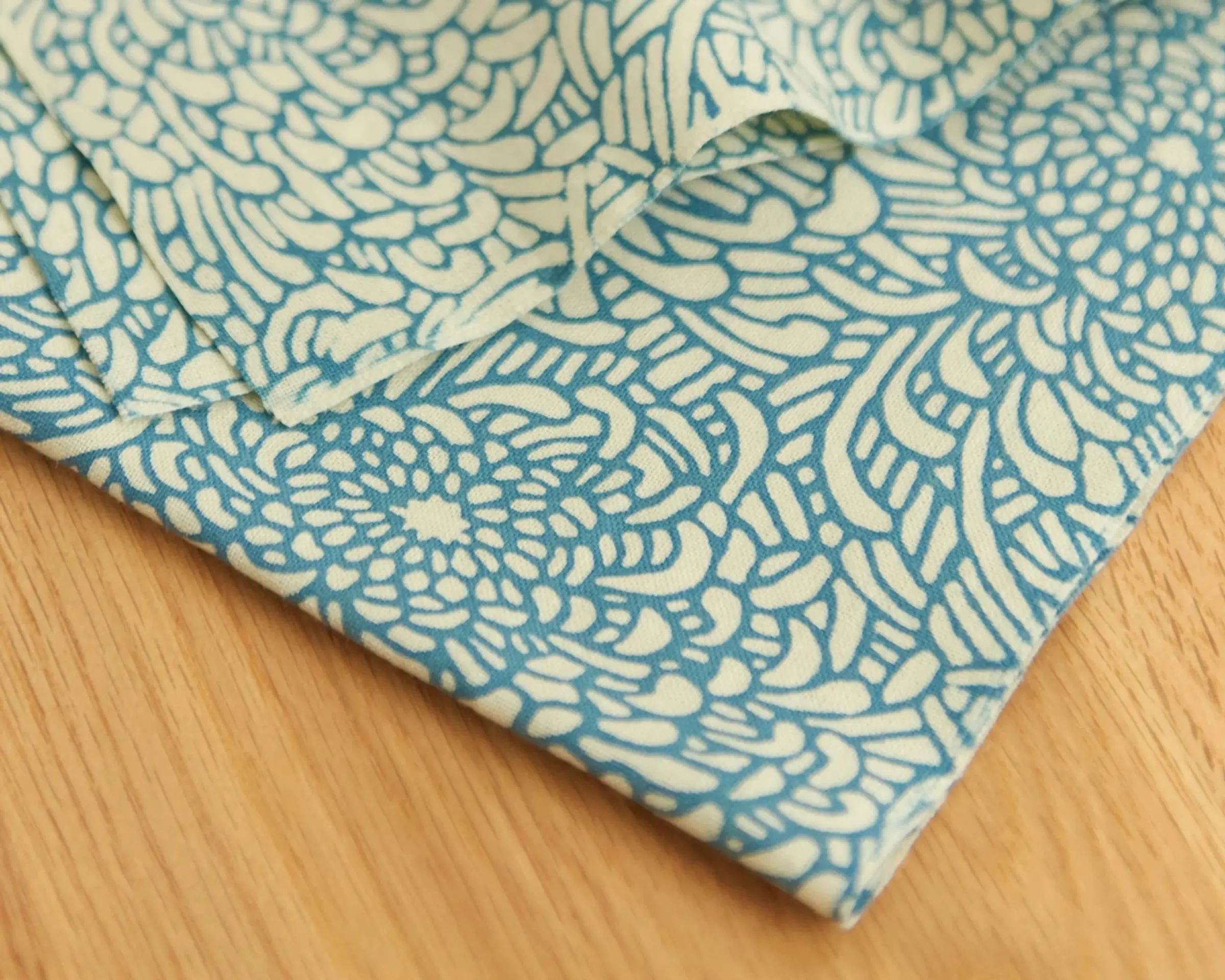 close up of tengui towel