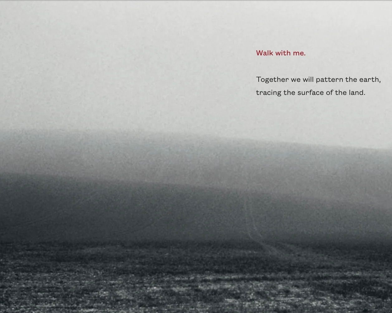 The Skimming Stone book featuring photography and visual storytelling exploring the relationship between landscape, nature and the creative process.