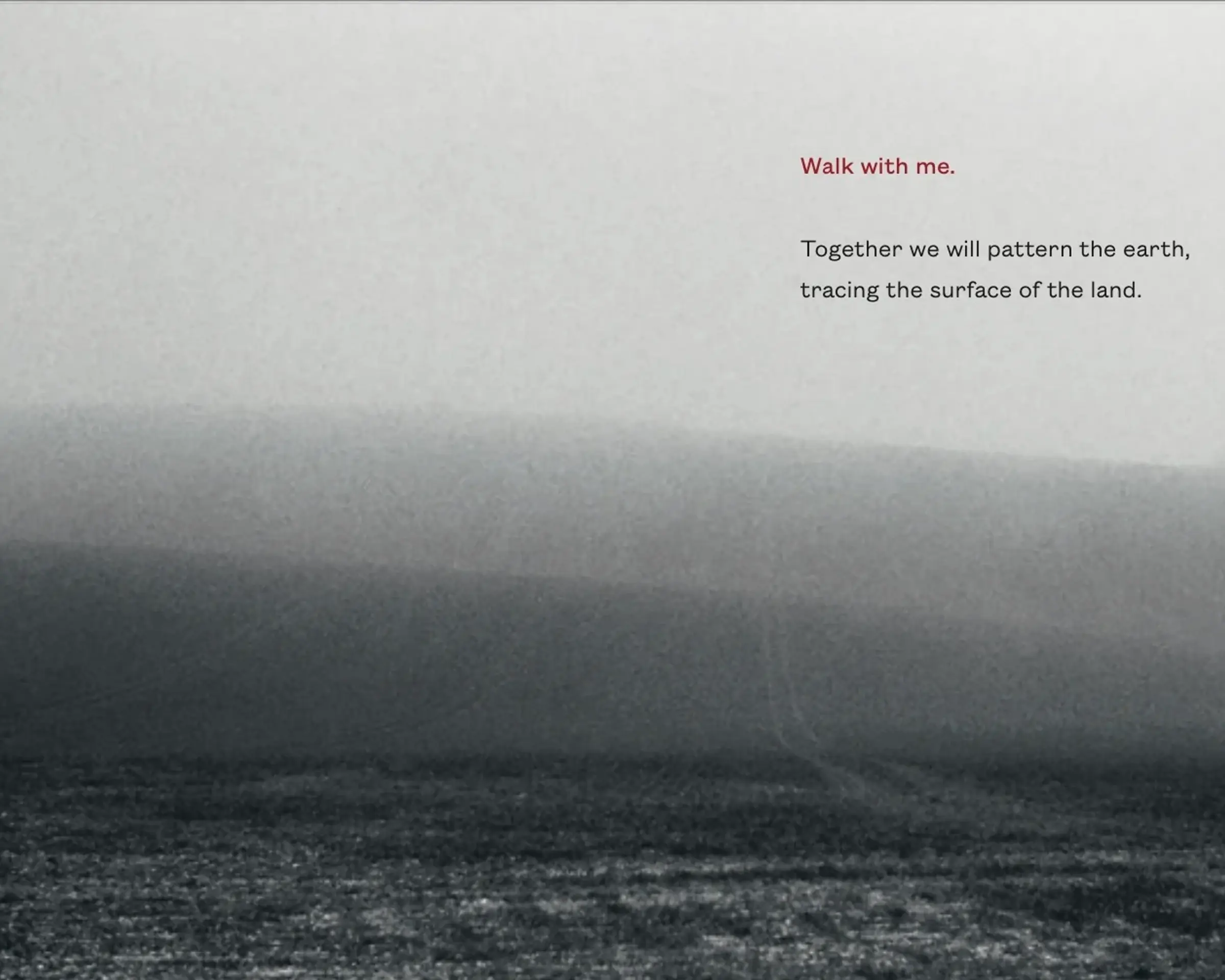 The Skimming Stone book featuring photography and visual storytelling exploring the relationship between landscape, nature and the creative process.