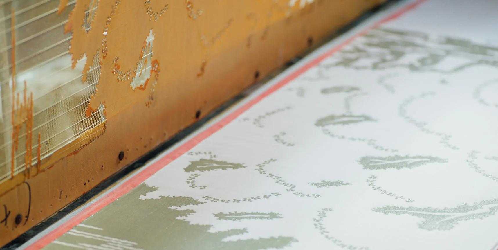 Tenugui screen printing process