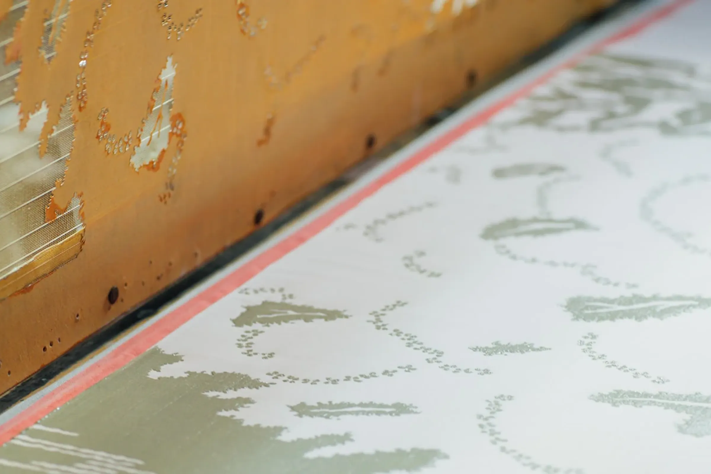 Tenugui screen printing process