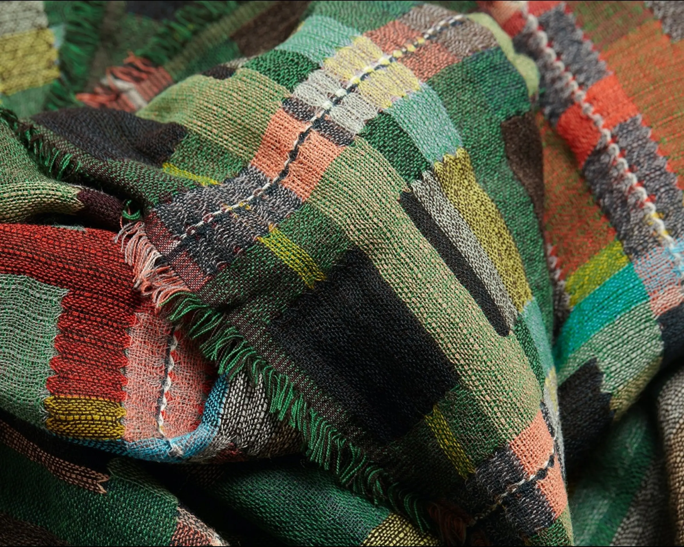 double cloth wool wrap