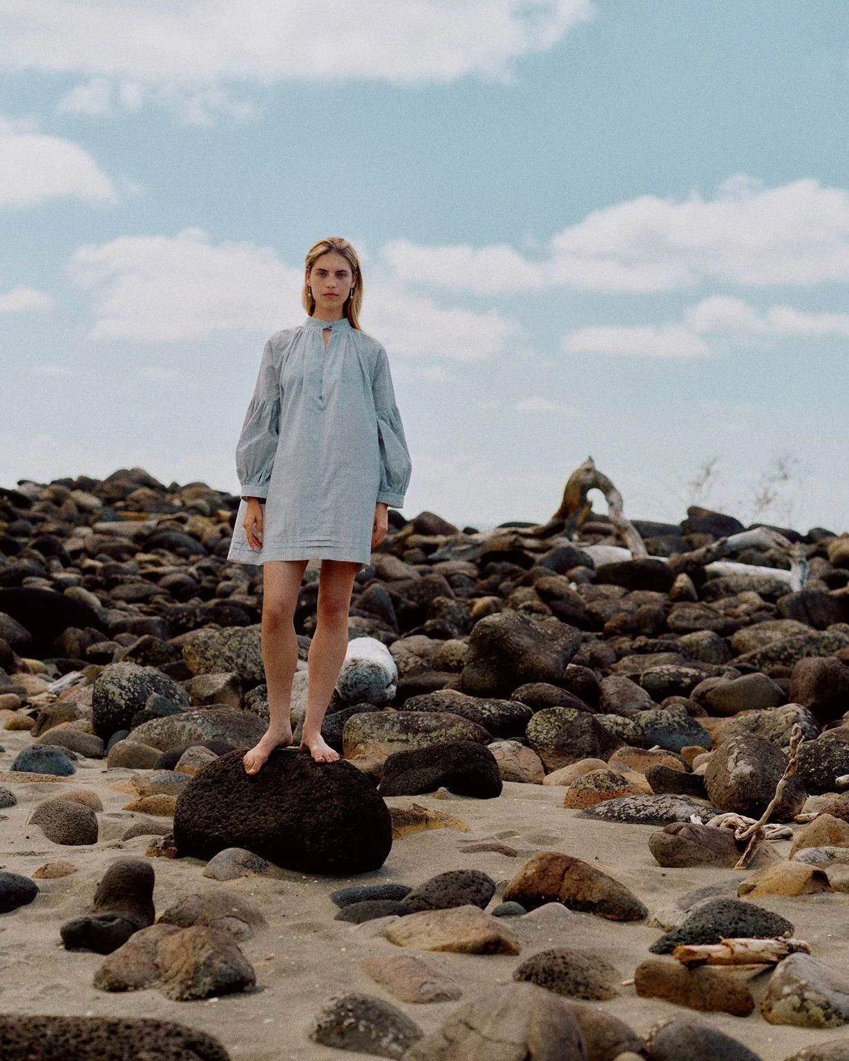 A campaign photoshoot from Mahsa 