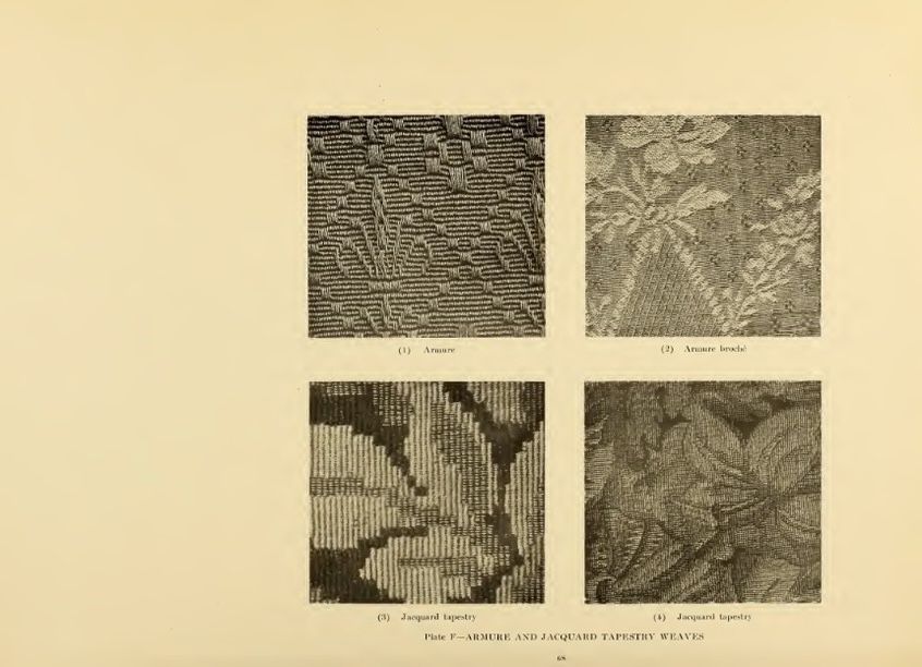 antique jacquard samples