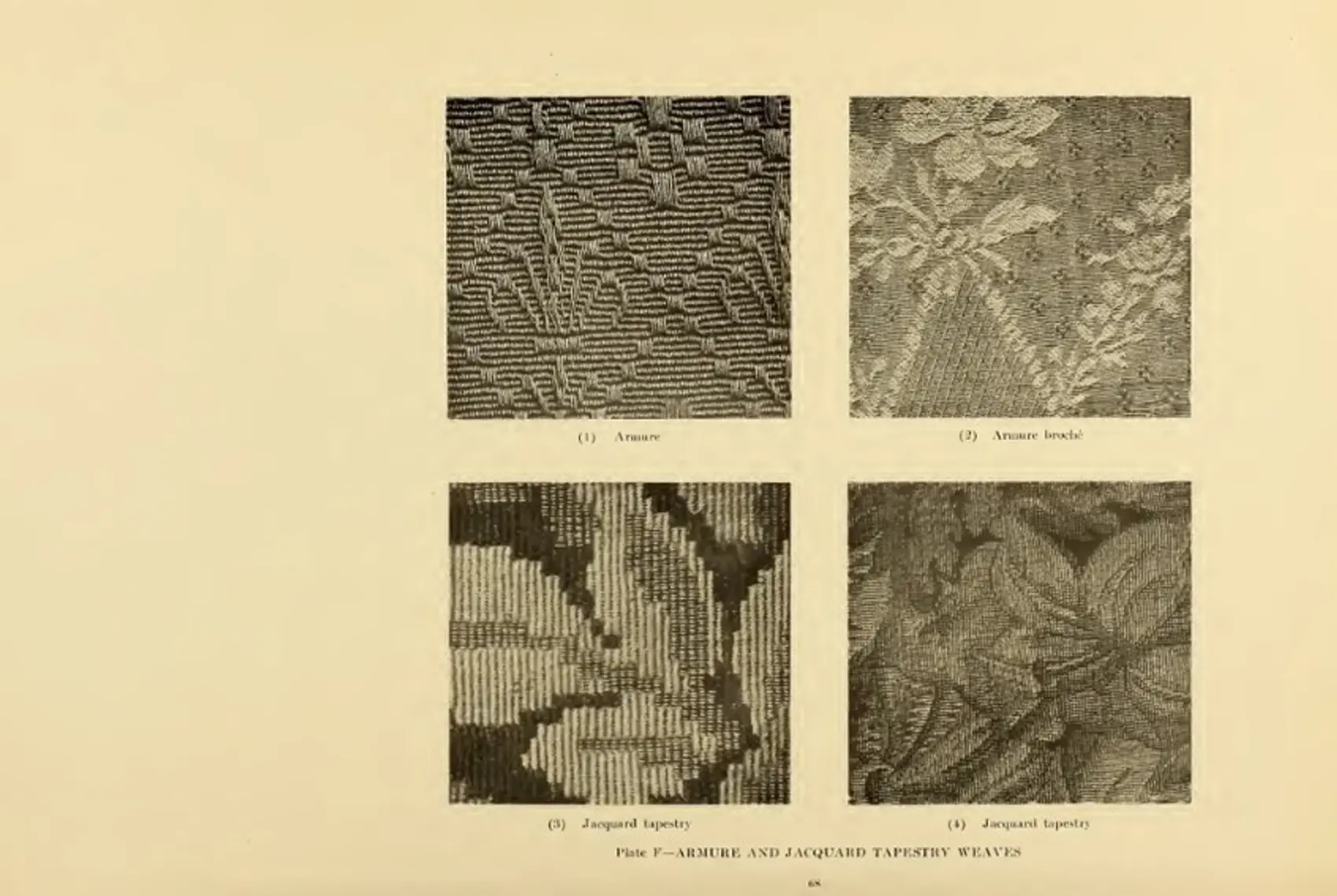 antique jacquard samples