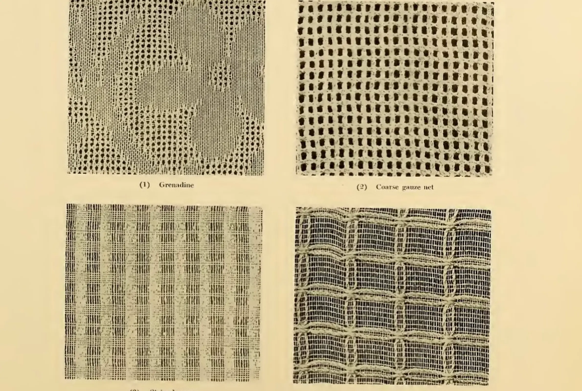 Autumn Sonata gauze sampler from an old book