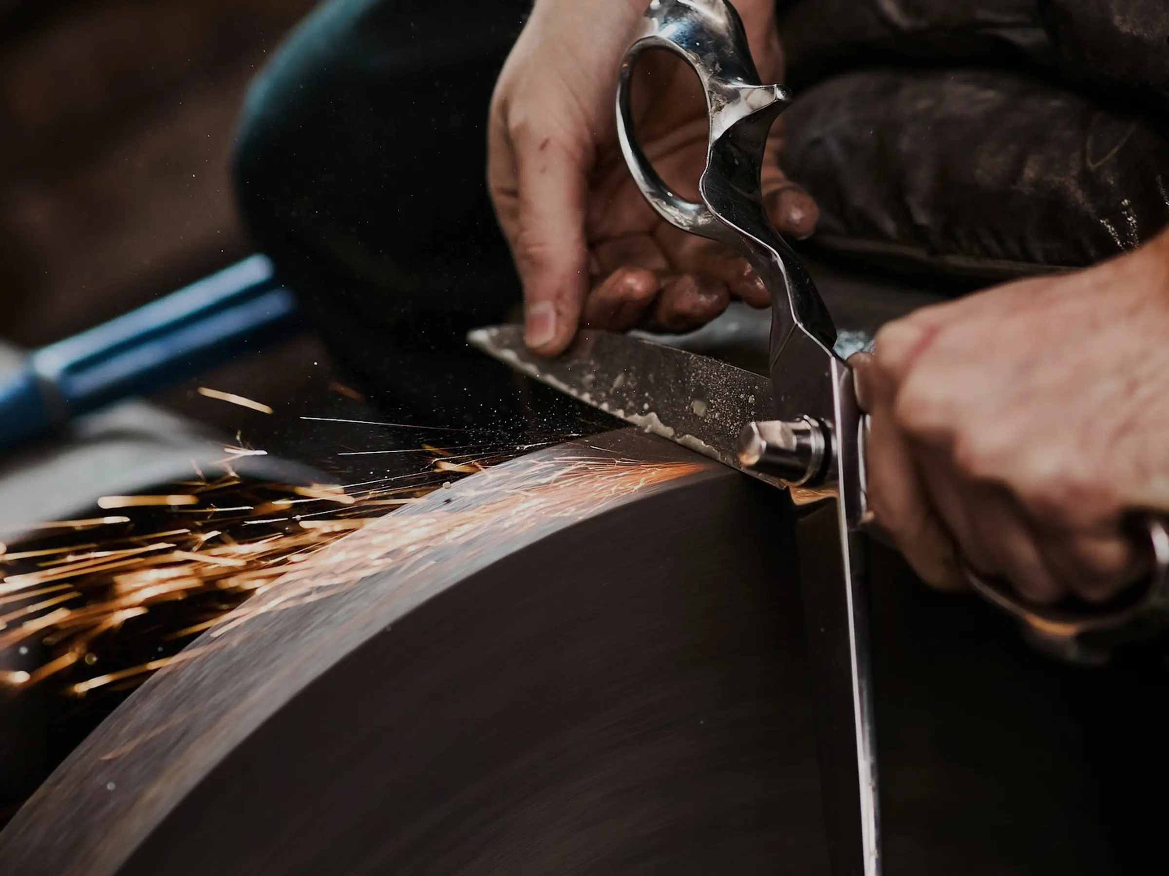 Ernest Wright Sissor making process