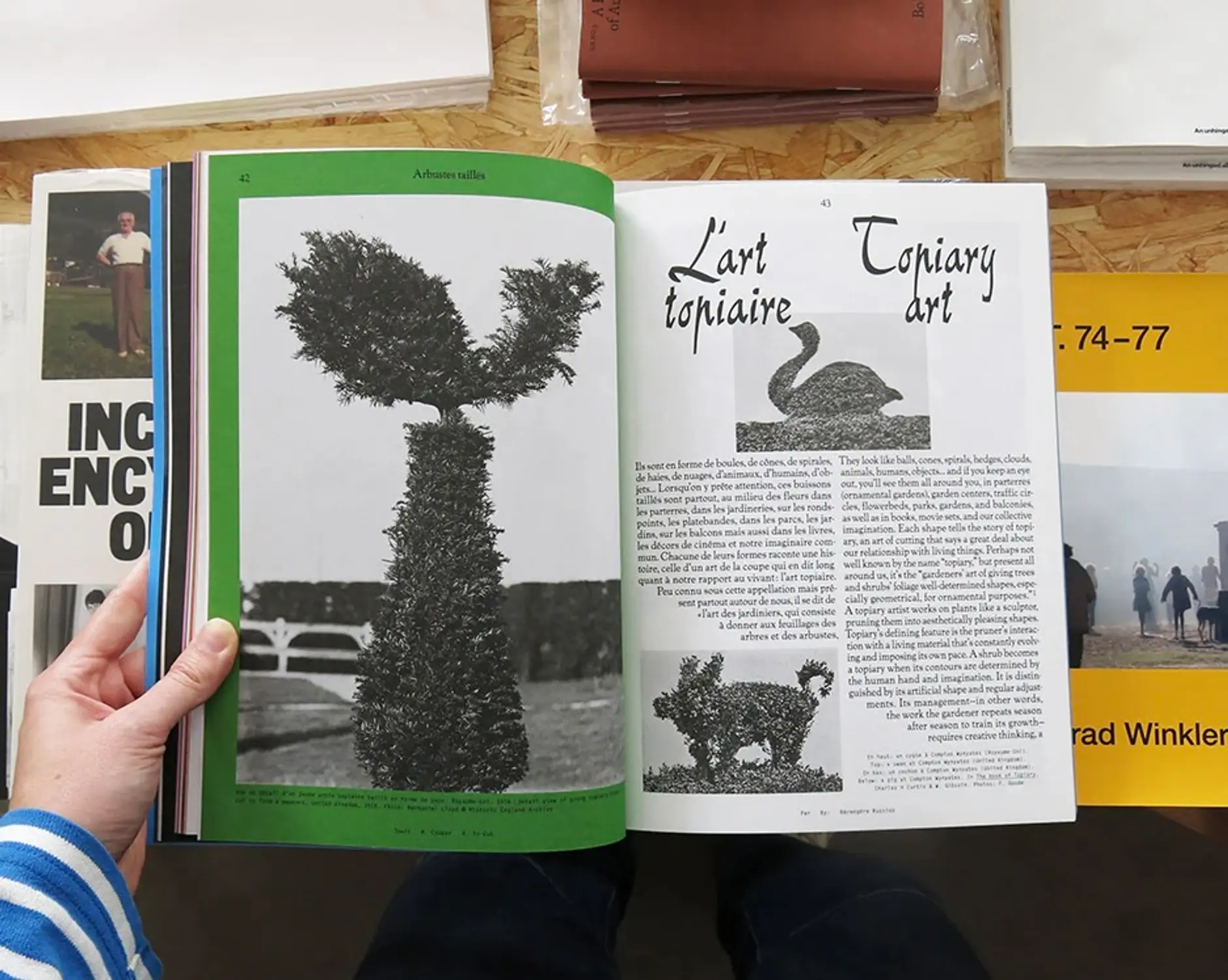 inside of tools magazine to cut