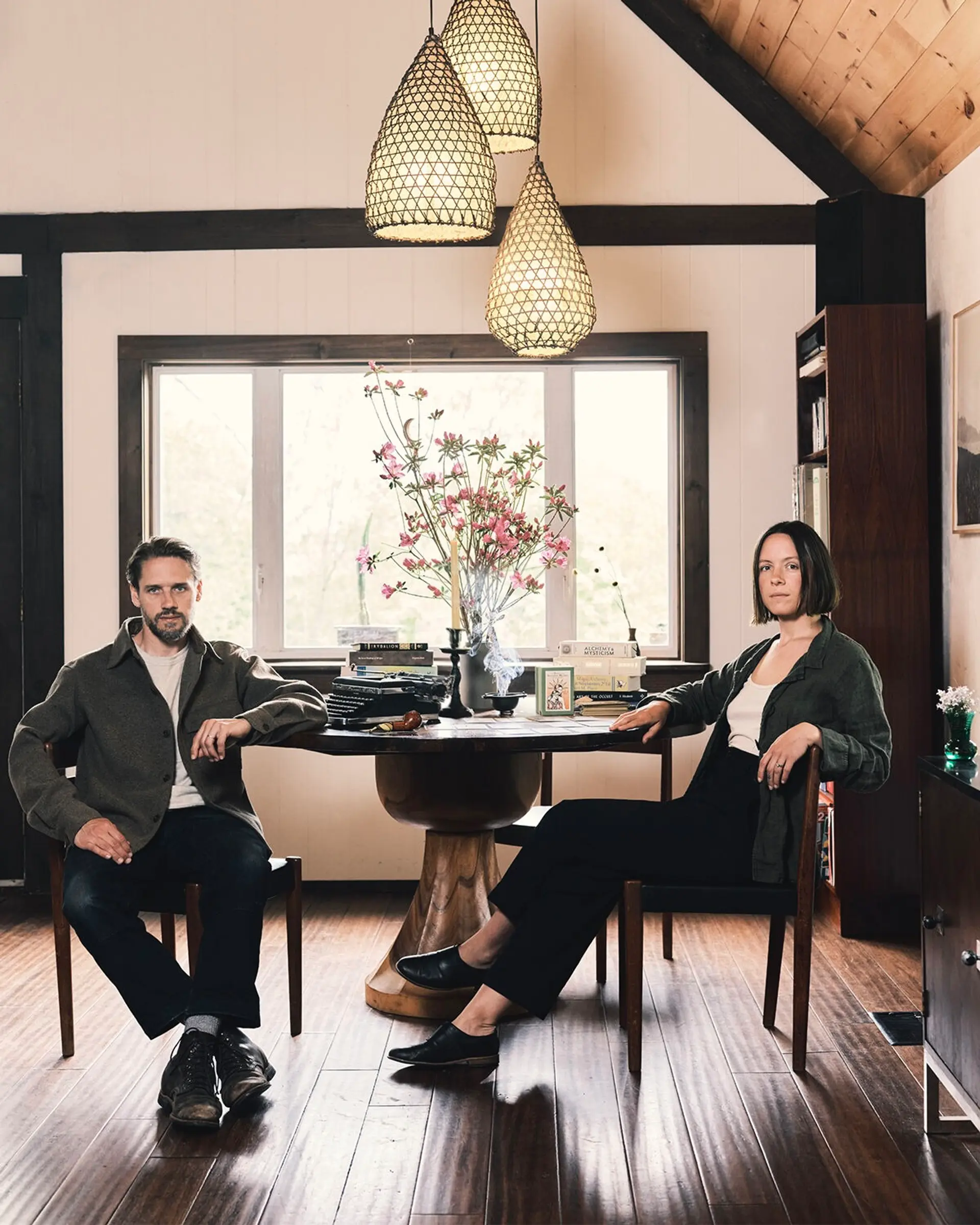 Portrait of Nathalie and Matthew in their home - Founders of Tuetal