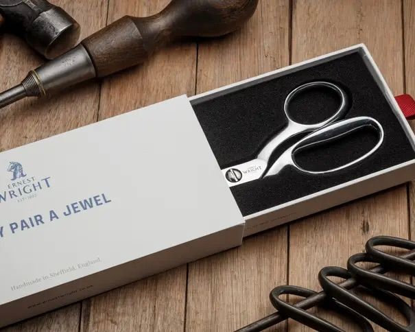 dressmakers shears in a presentation box