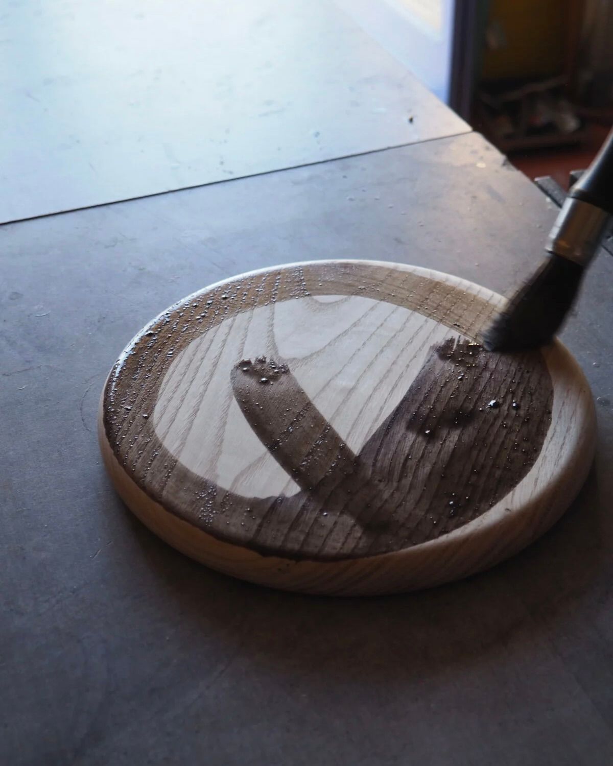 the Ebo Trivet being ebonised