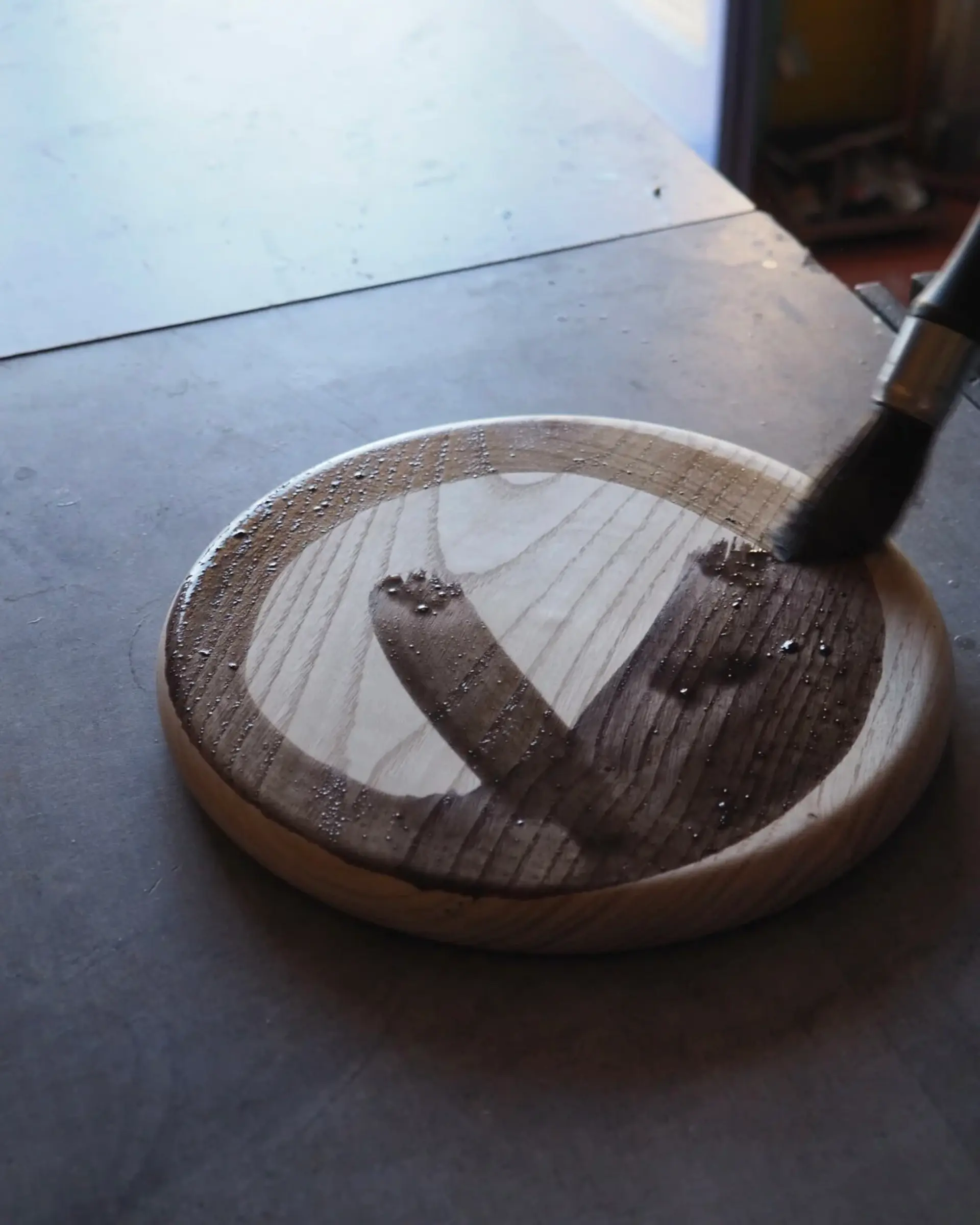 the Ebo Trivet being ebonised