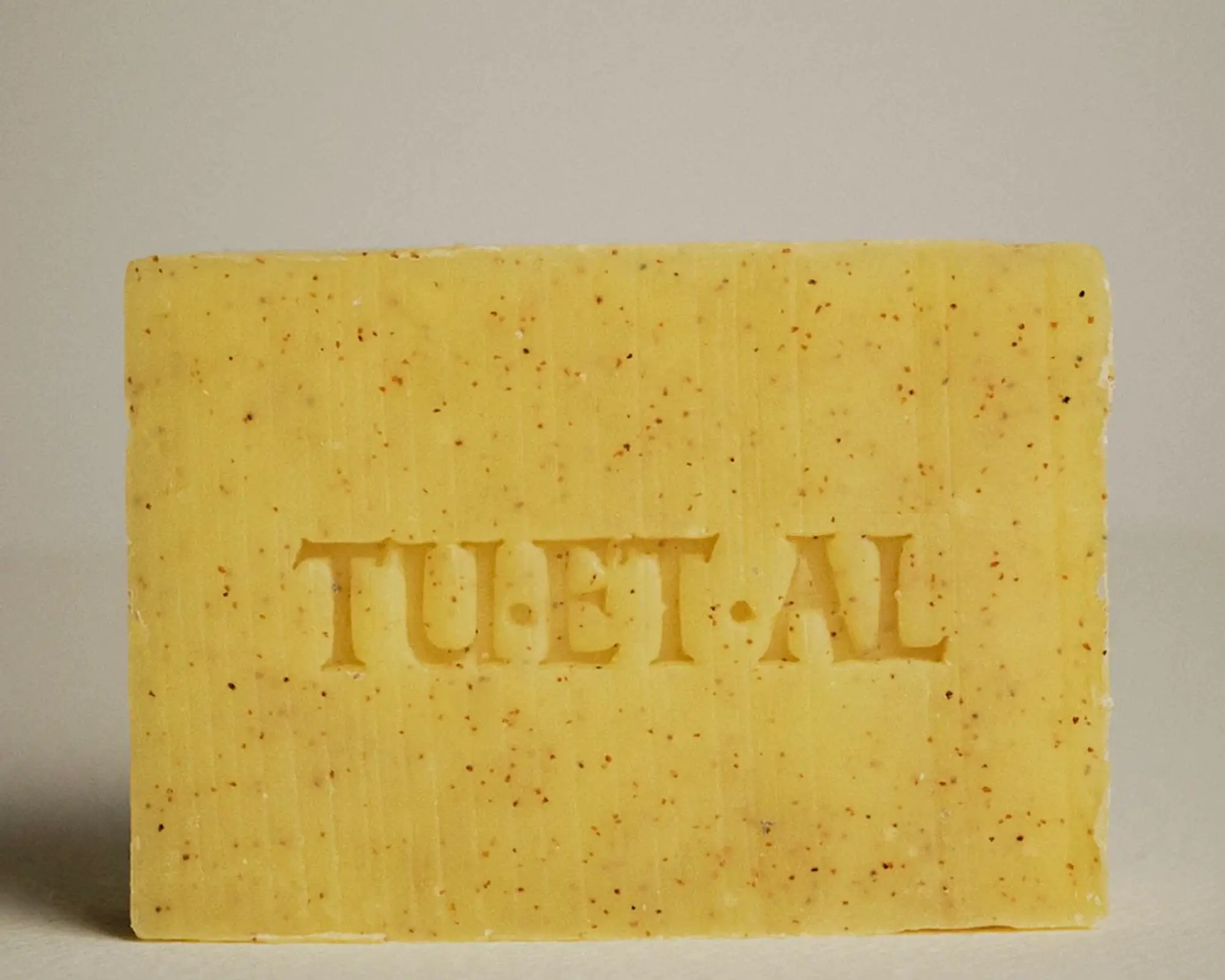 bar of yellow meteor shower soap