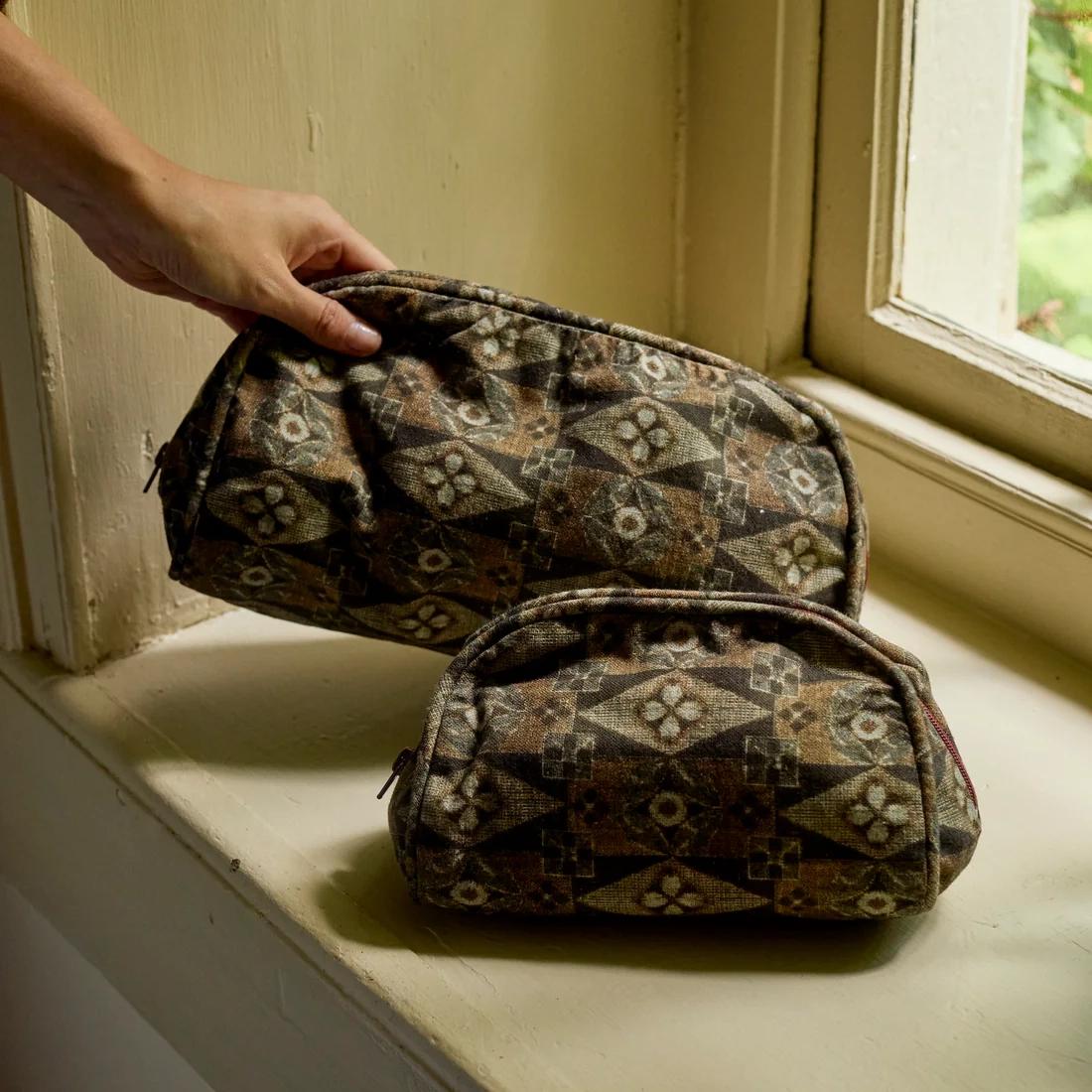 Autumn Sonata reimagines antique prints and textiles through archival research, creating heirloom-quality table linen and organic towelling. Available at Handcrafted Modern