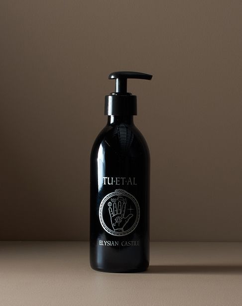 glass bottle hand soap 