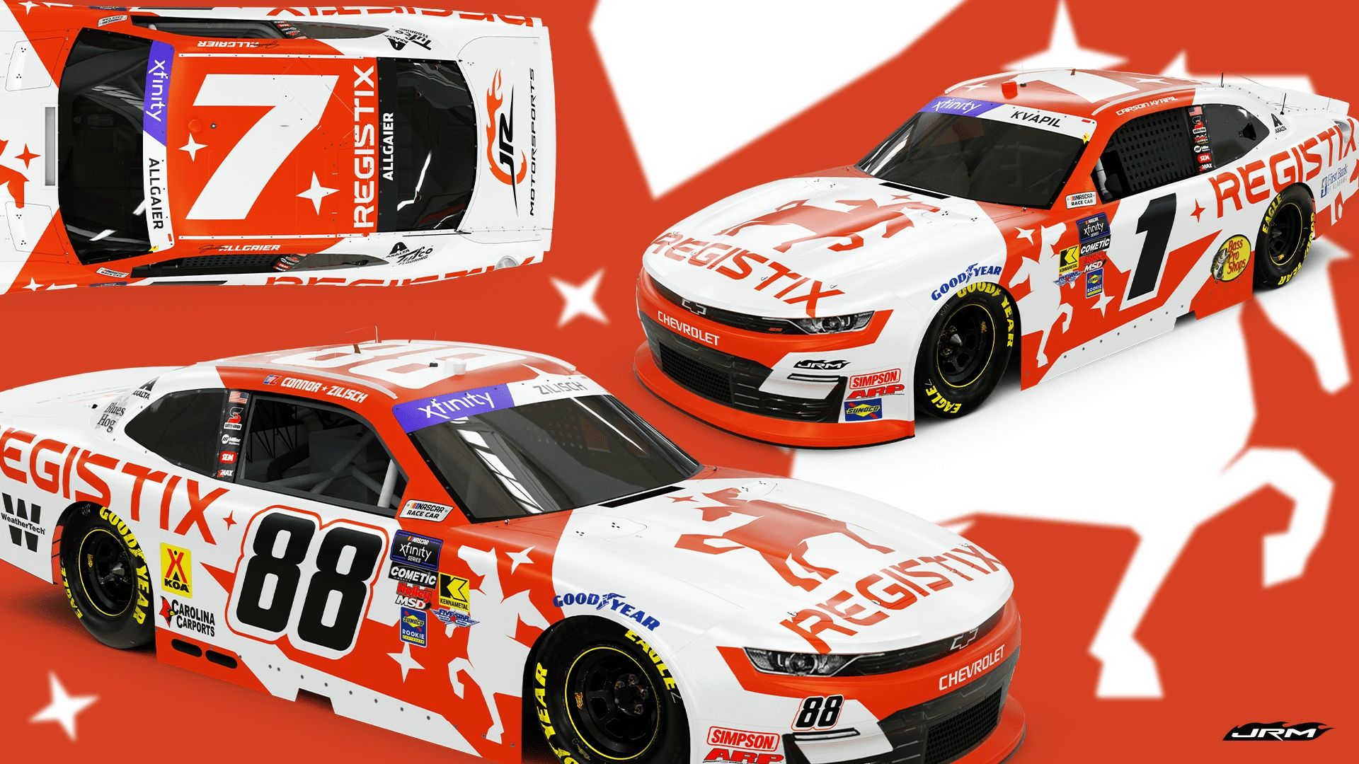 Registix accelerates into NASCAR with JR Motorsports