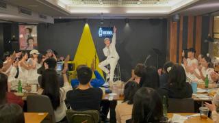 Leon Hong performed and directed a cabaret show