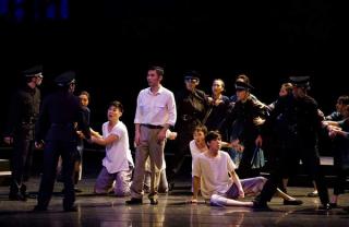 Leon Hong plays villager who is captured in a Hakka village