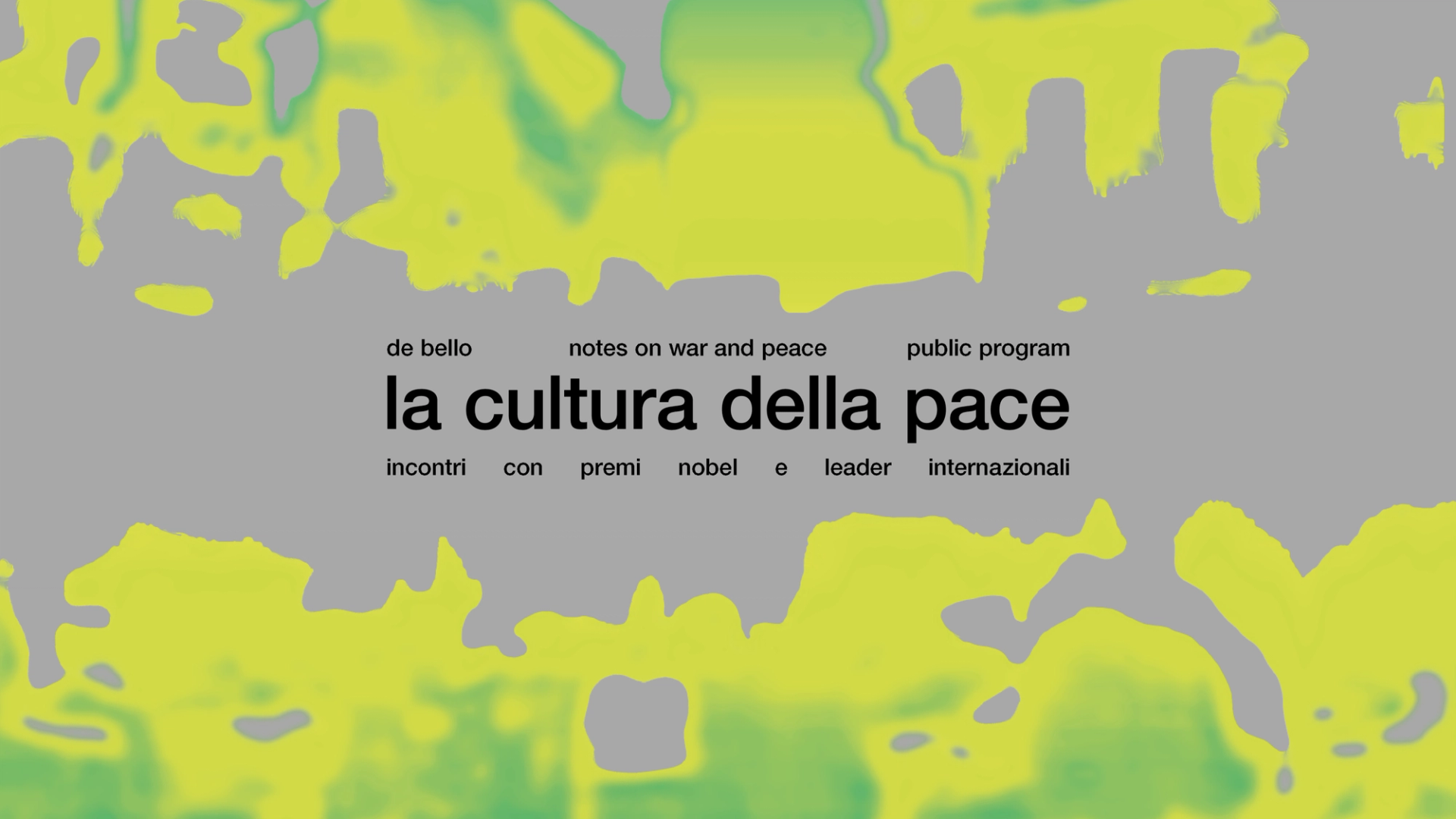 de bello. notes on war and peace