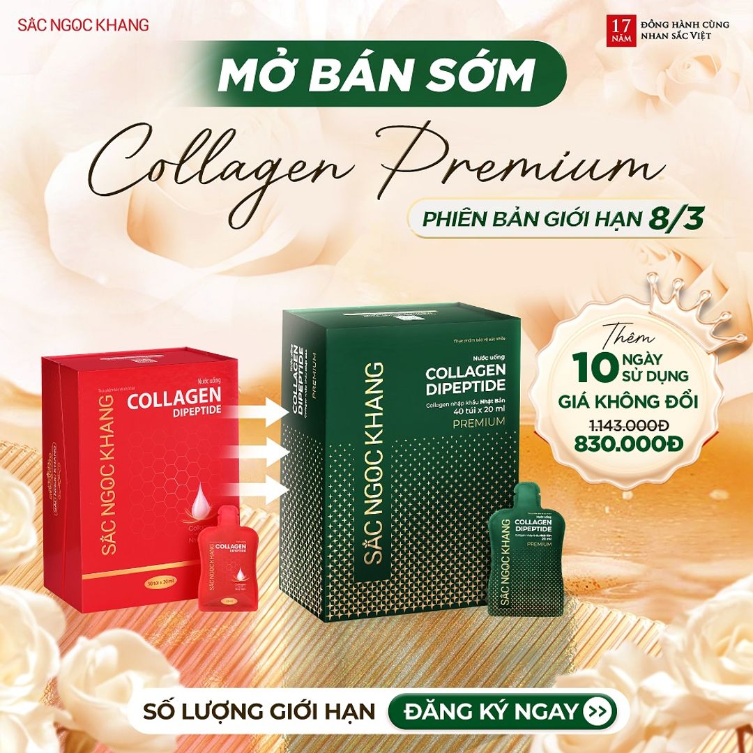 Sắc Ngọc Khang ra mắt Collagen Premium phiên bản đặc biệt nhân dịp 8/3
