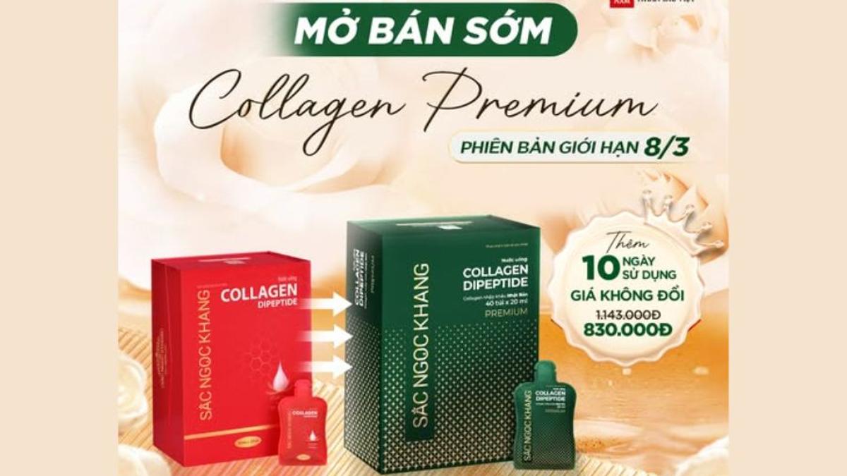 Sắc Ngọc Khang launches a special edition of Collagen Premium on the occasion of 8/3