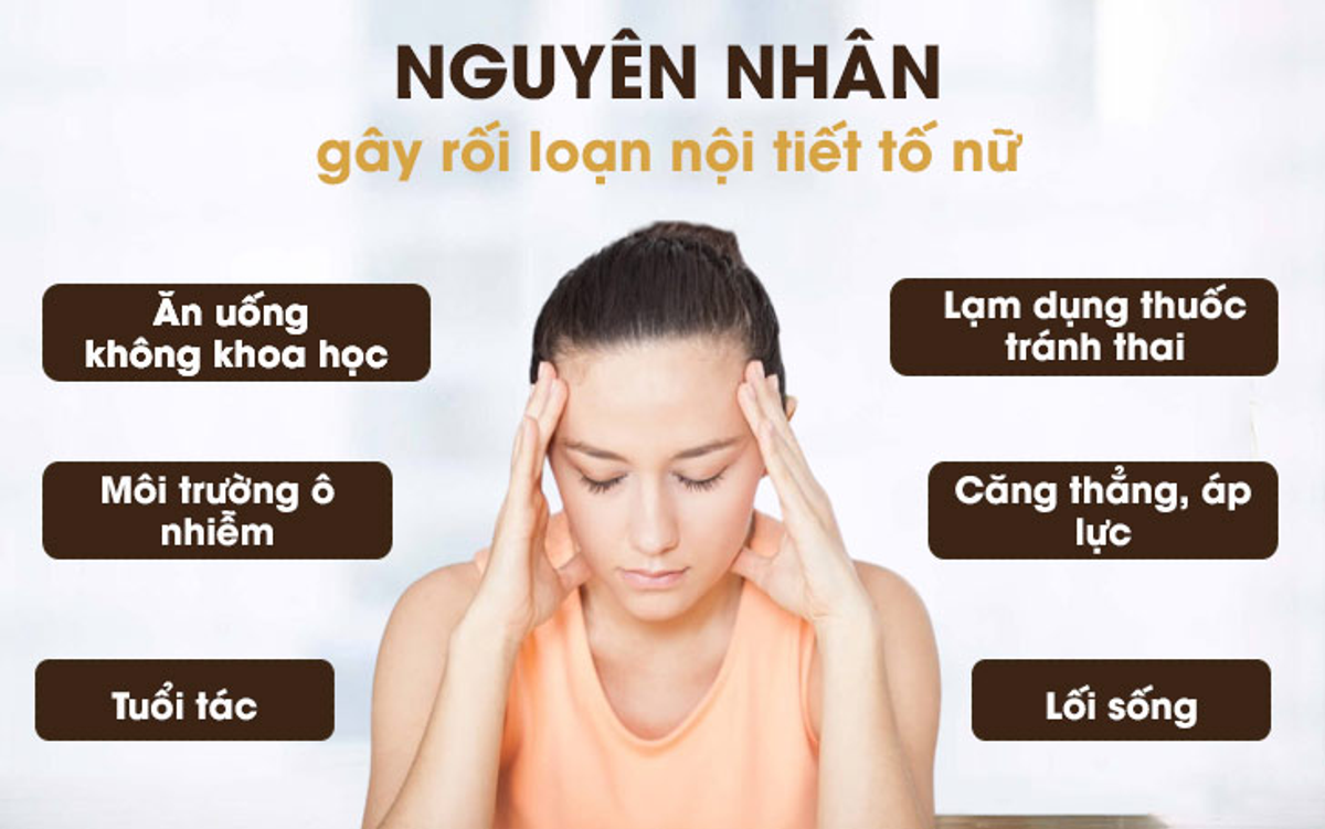 Tình trạng rối loạn nội tiết tố nữ và cách cải thiện