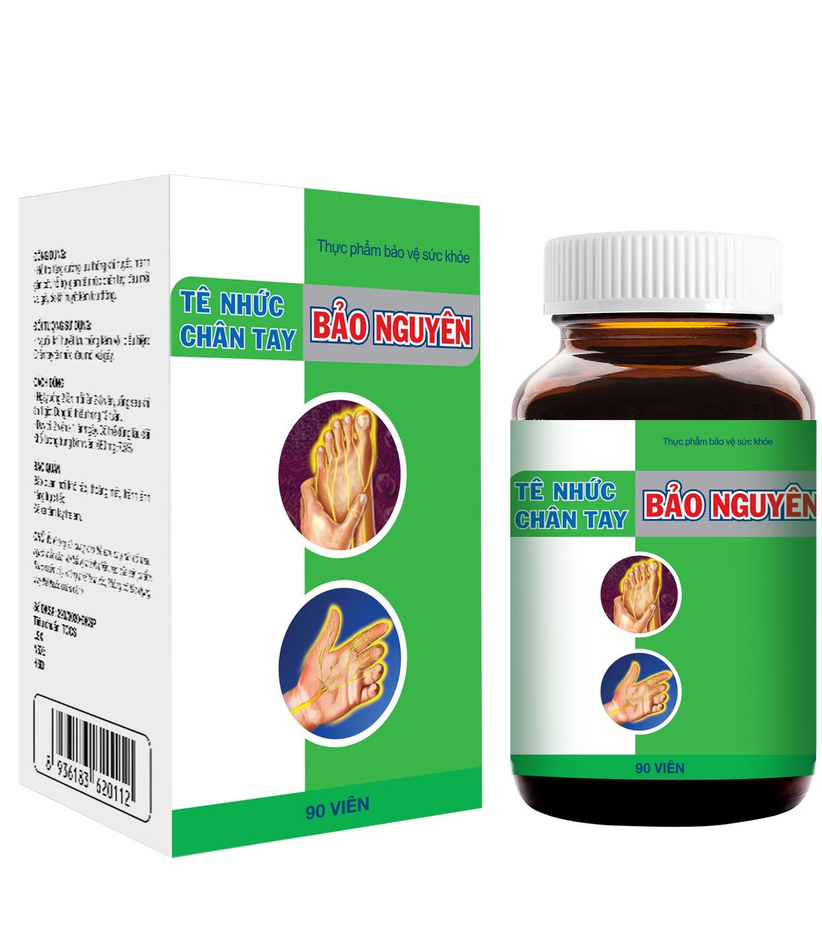 Bảo Nguyên Numbness Relief Support Capsules (90 capsules)
