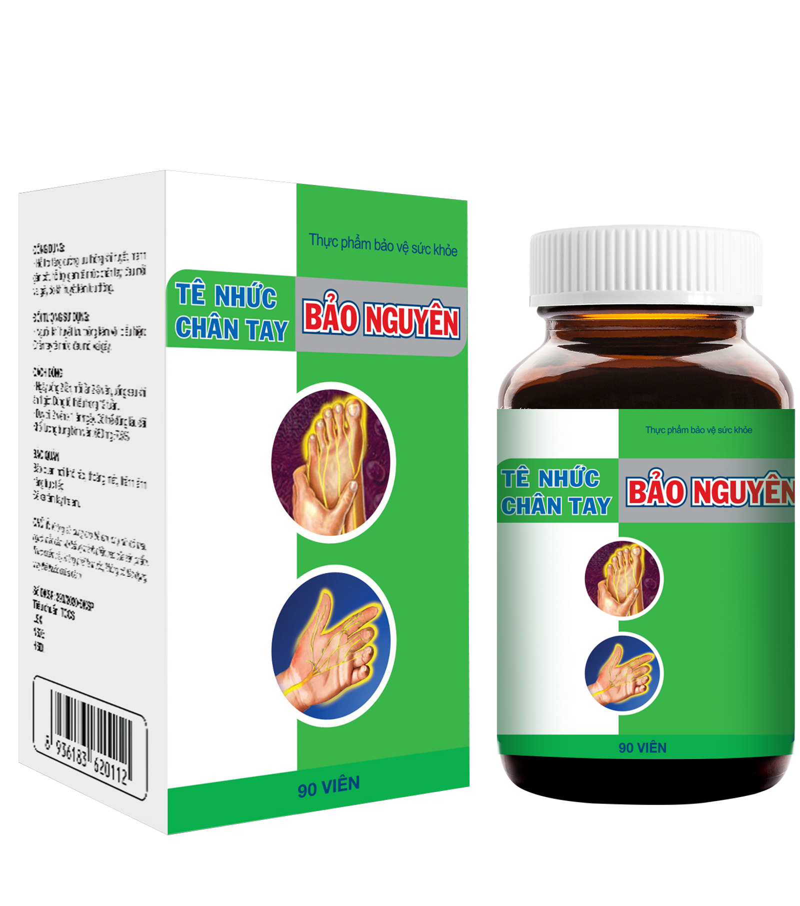 Bảo Nguyên Numbness Relief Support Capsules (90 capsules)