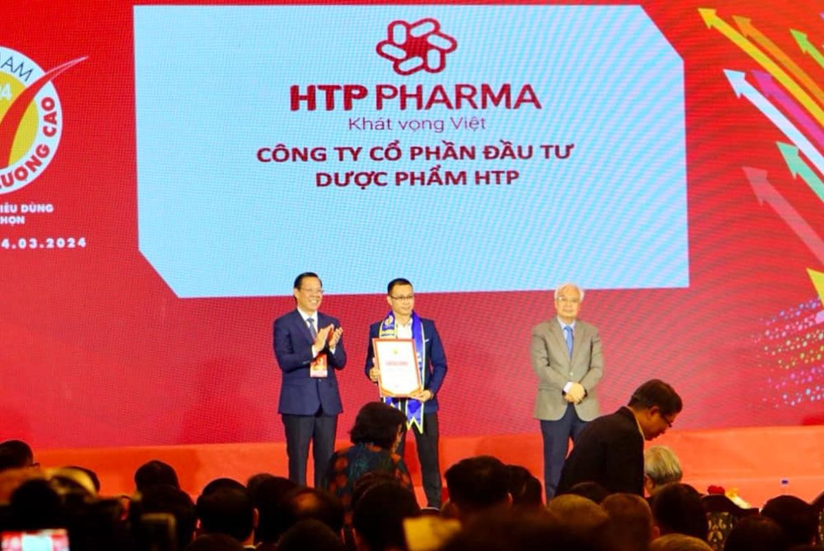 HTP Pharma – năm thứ 11 liên tiếp đạt danh hiệu hàng Việt Nam chất lượng cao