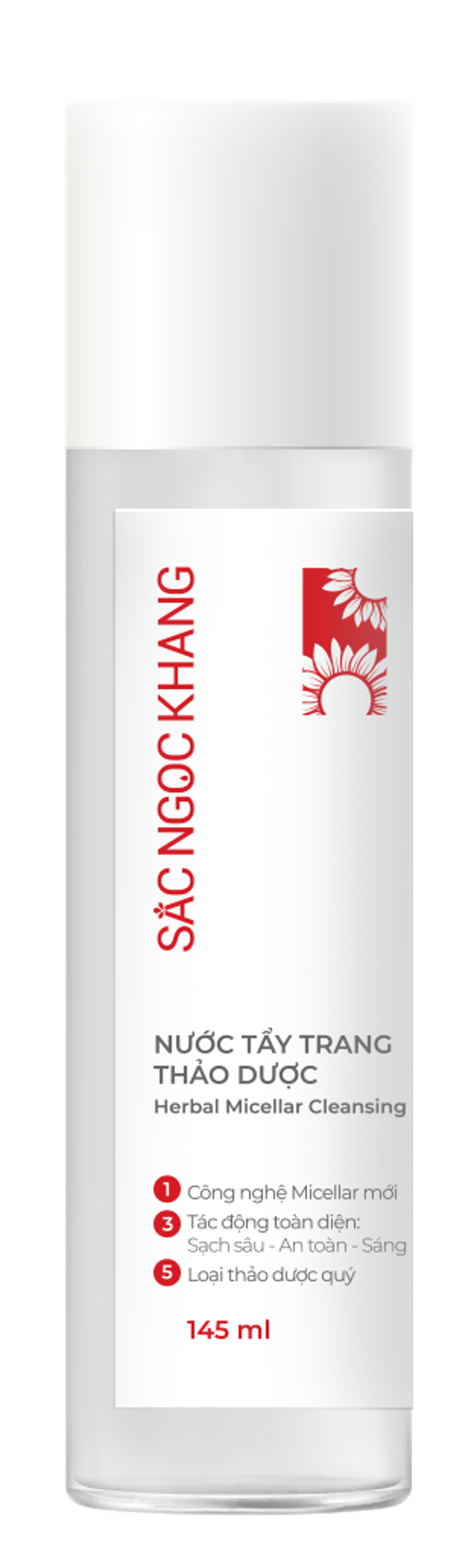 Nước Tẩy Trang Thảo Dược Sắc Ngọc Khang 145ml