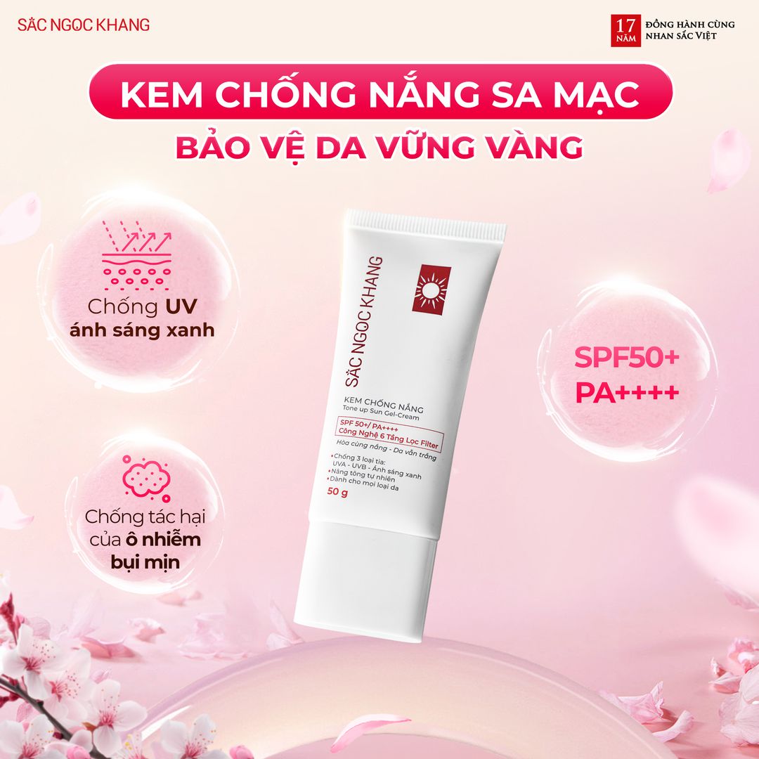 Sử dụng kem chống nắng phổ rộng