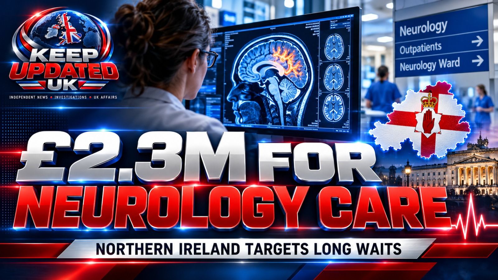 Illustrative specialist clinic representing neurology services in Northern Ireland
