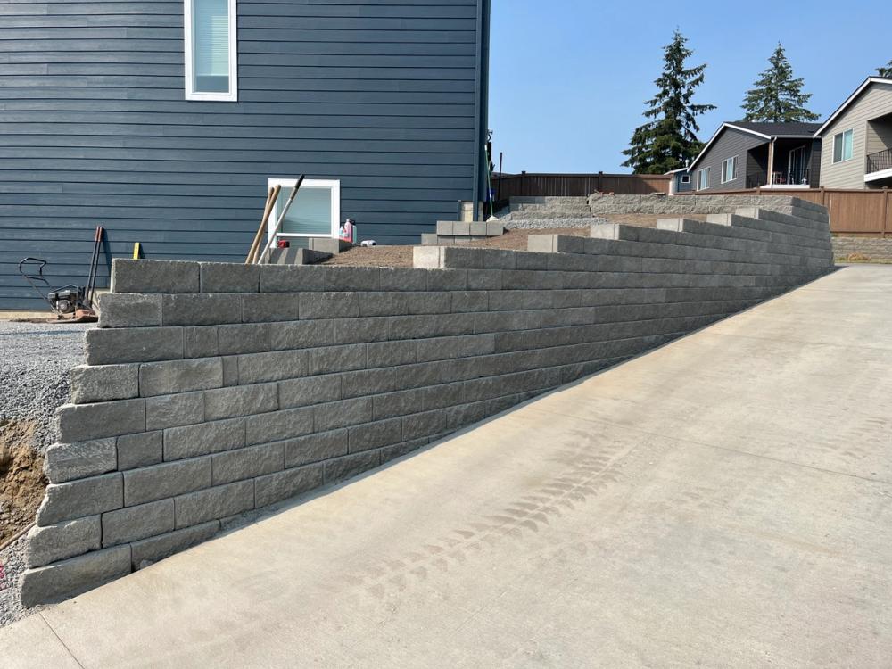 Retaining Block Wall