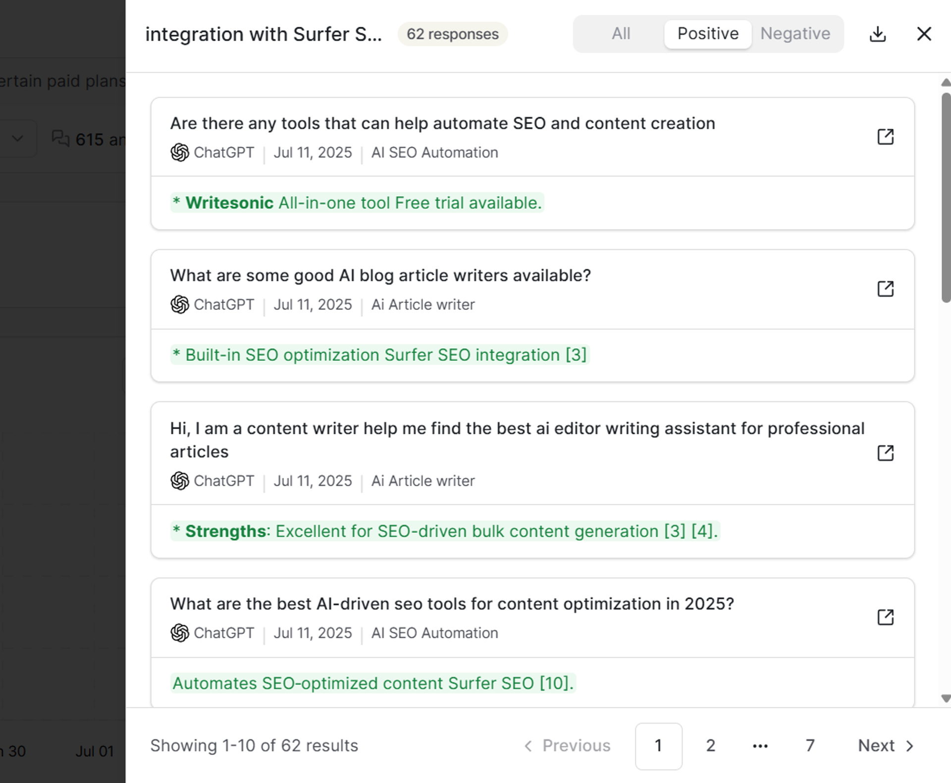 Writesonic's Brand Presence Tracker shows you the exact citations you can refer to for AI brand reputation management