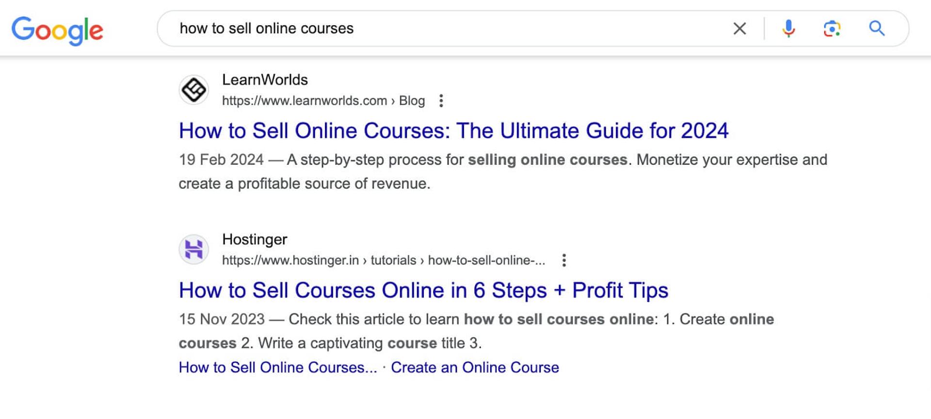Competitors' keywords are keywords that your competitors are already ranking for.